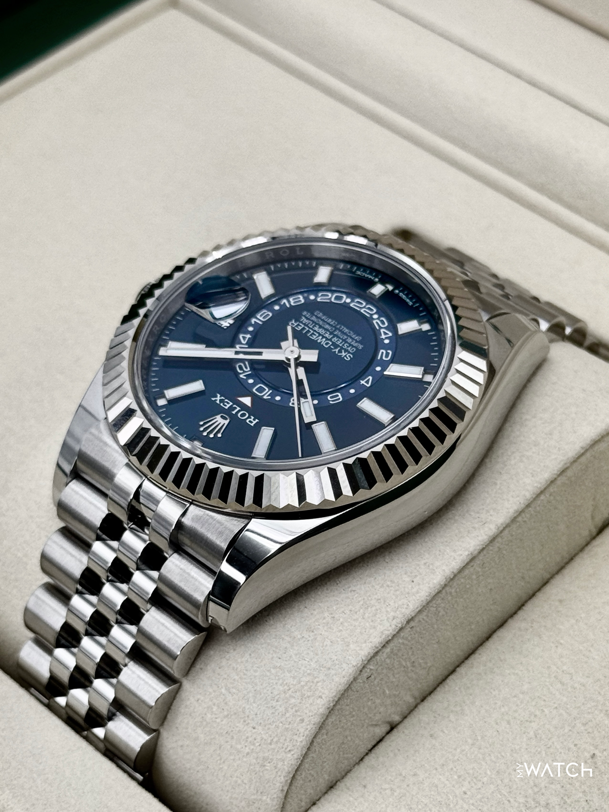 NEW 2026 Rolex Sky-Dweller 42mm 336934 Jubilee Blue Dial - MyWatchLLC