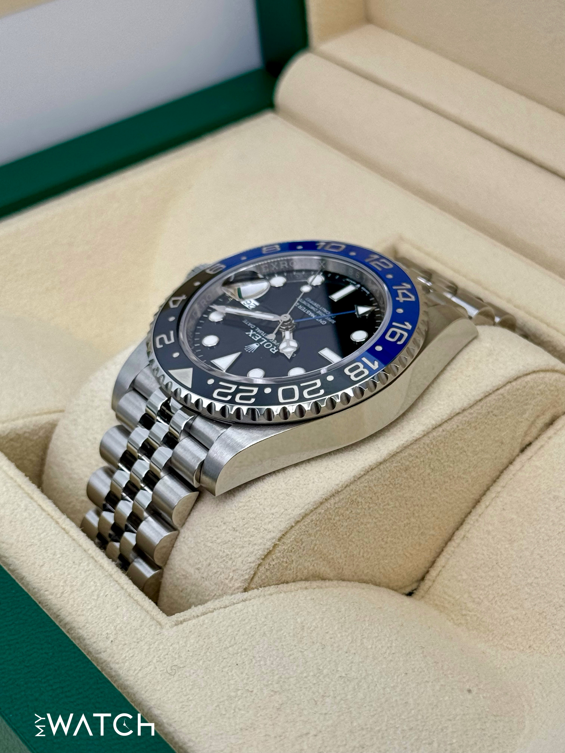 2023 Rolex GMT-Master II "Batgirl" 40mm 126710BLNR Jubilee - MyWatchLLC