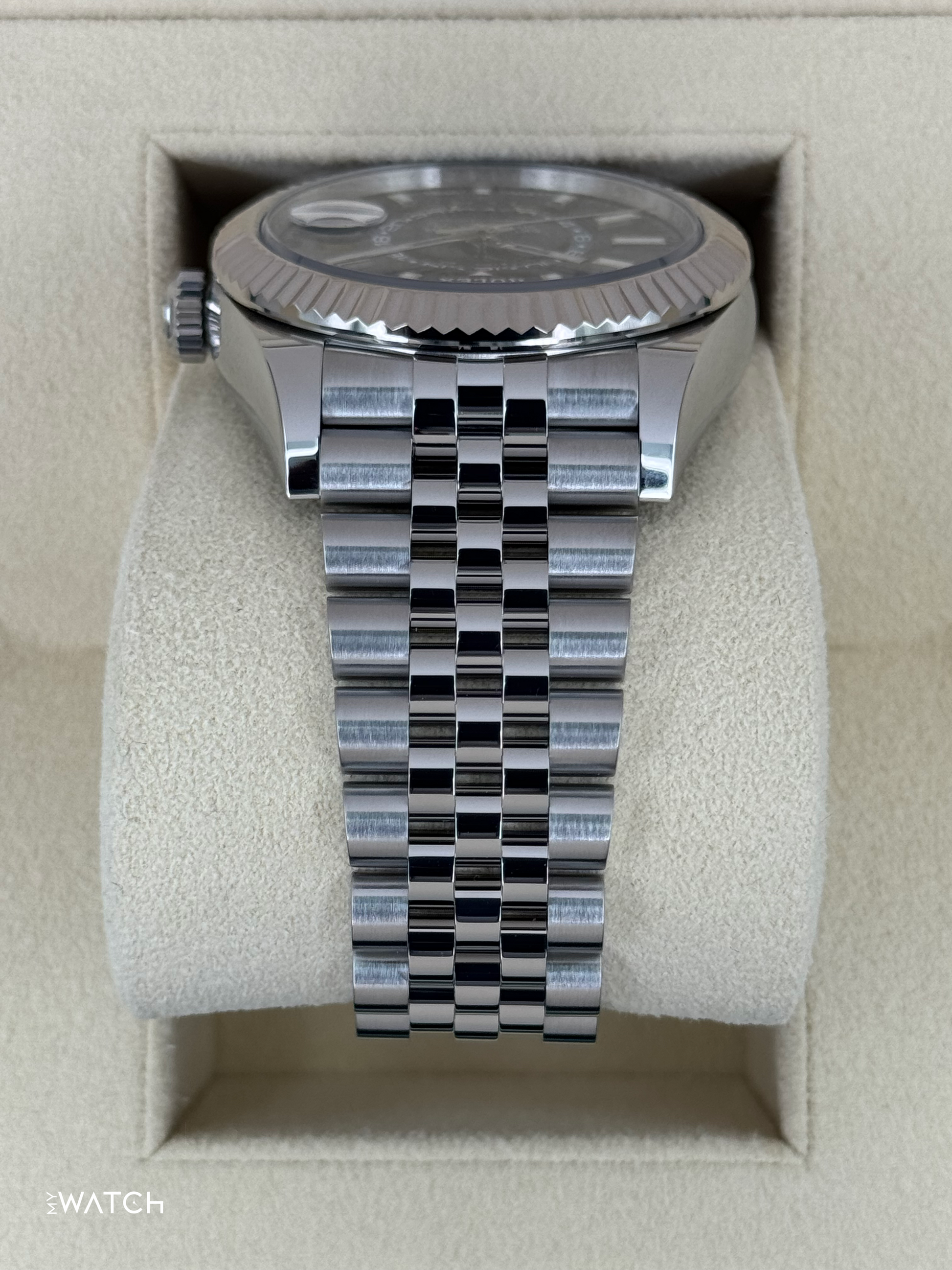 2022 Rolex Sky-Dweller 42mm 326934 Jubilee Blue Dial - MyWatchLLC