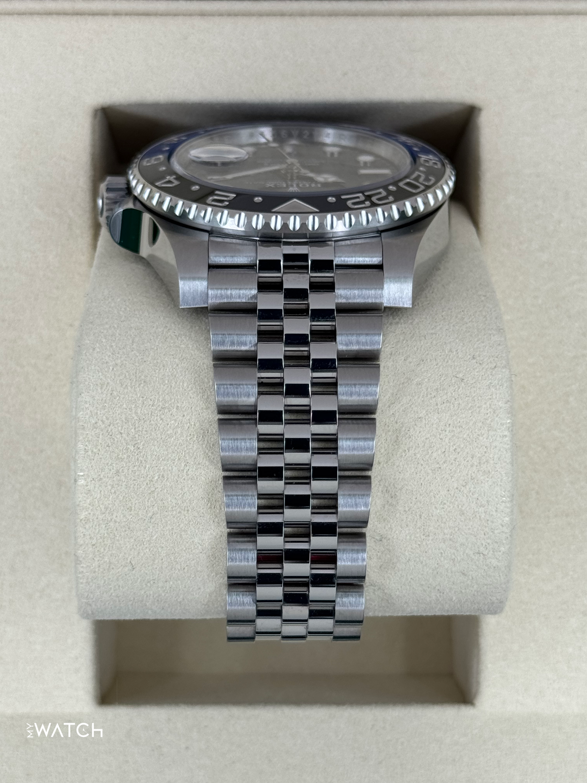 NEW 2025 Rolex GMT-Master II "Batgirl" 40mm 126710BLNR Jubilee (STICKERED) - MyWatchLLC