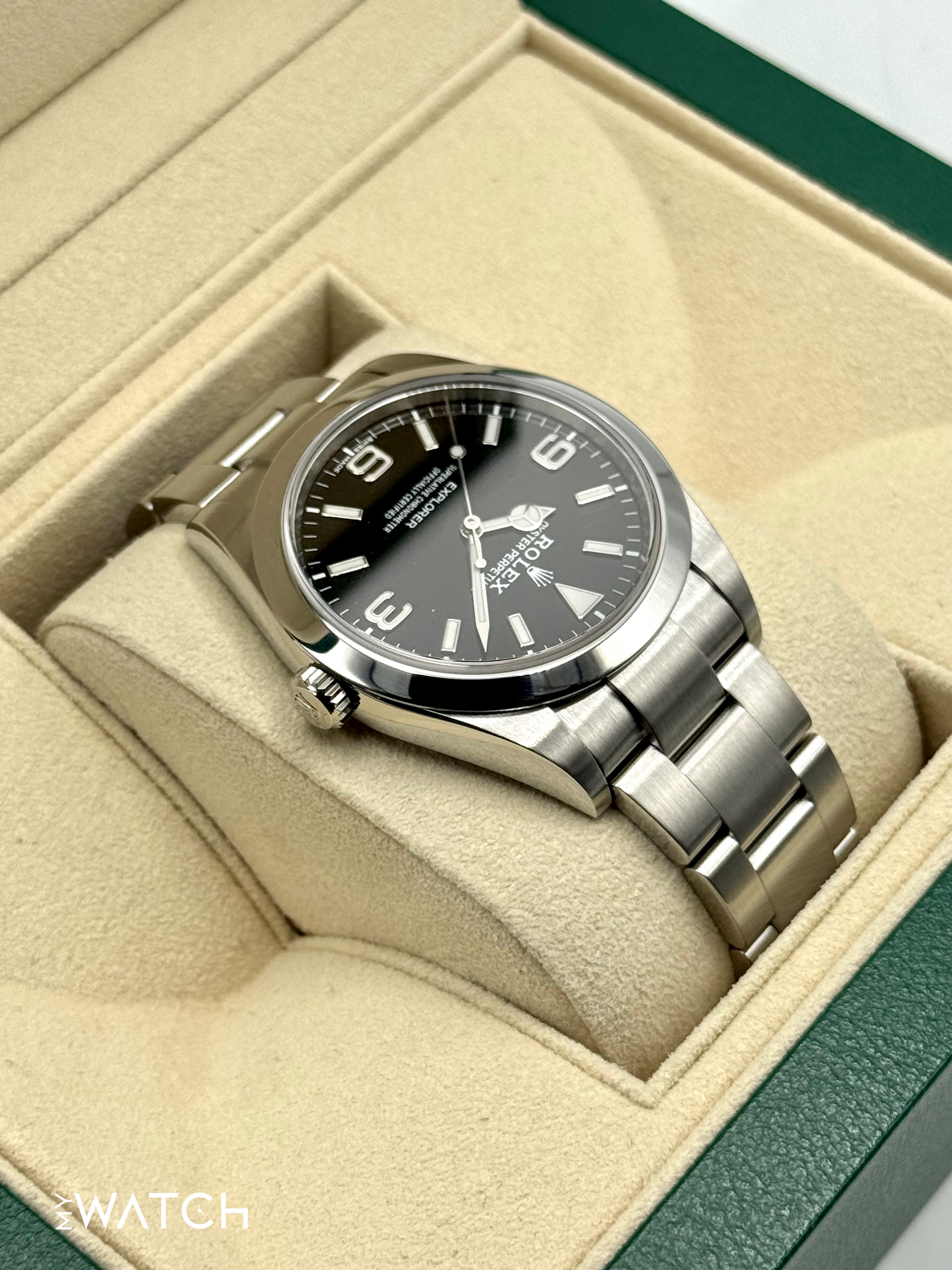 2020 Rolex Explorer 39mm 214270 Stainless Steel Black Dial - MyWatchLLC