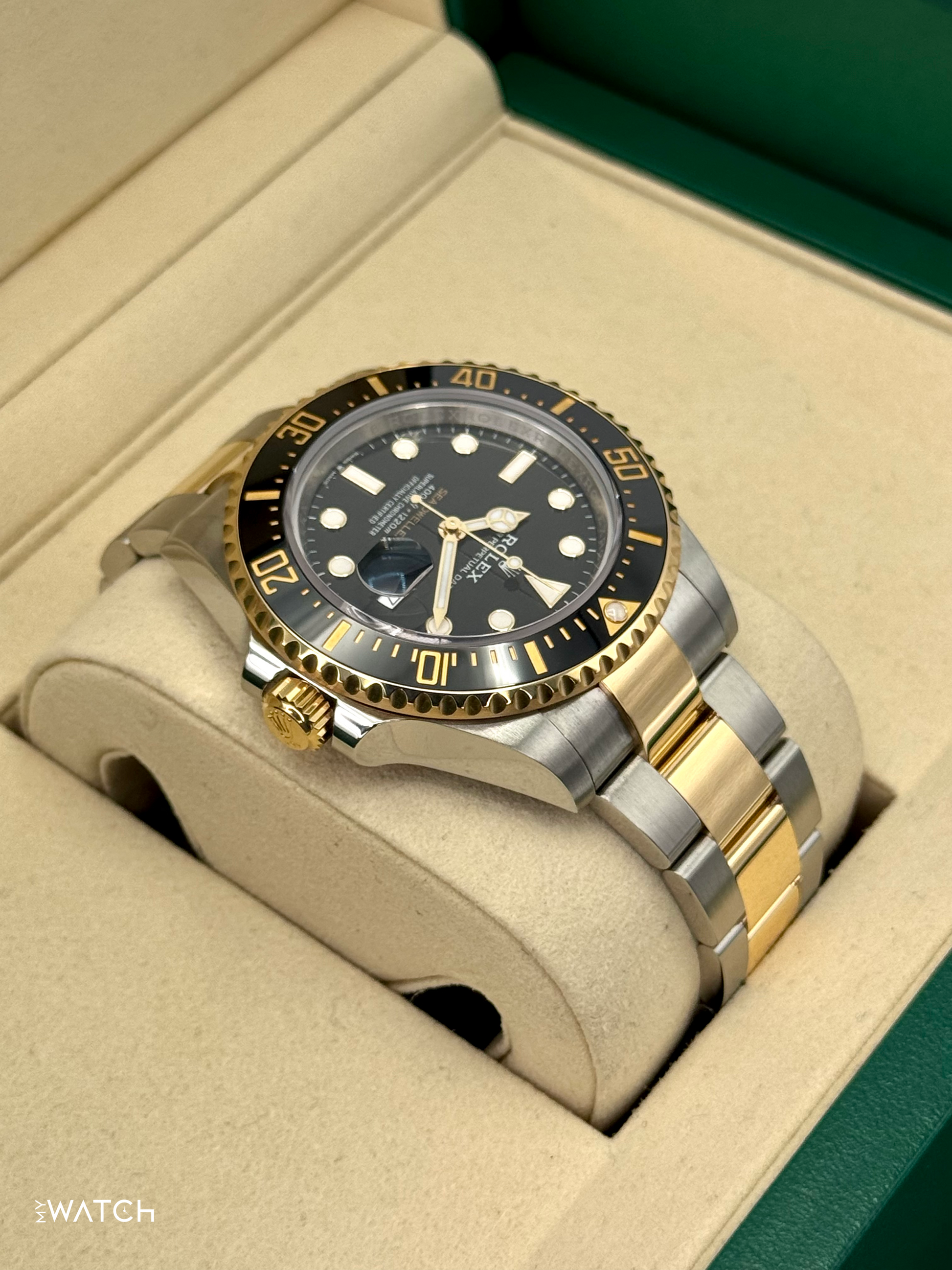 2025 Rolex Sea-Dweller 43mm 126603 Two-Tone Black Dial - MyWatchLLC