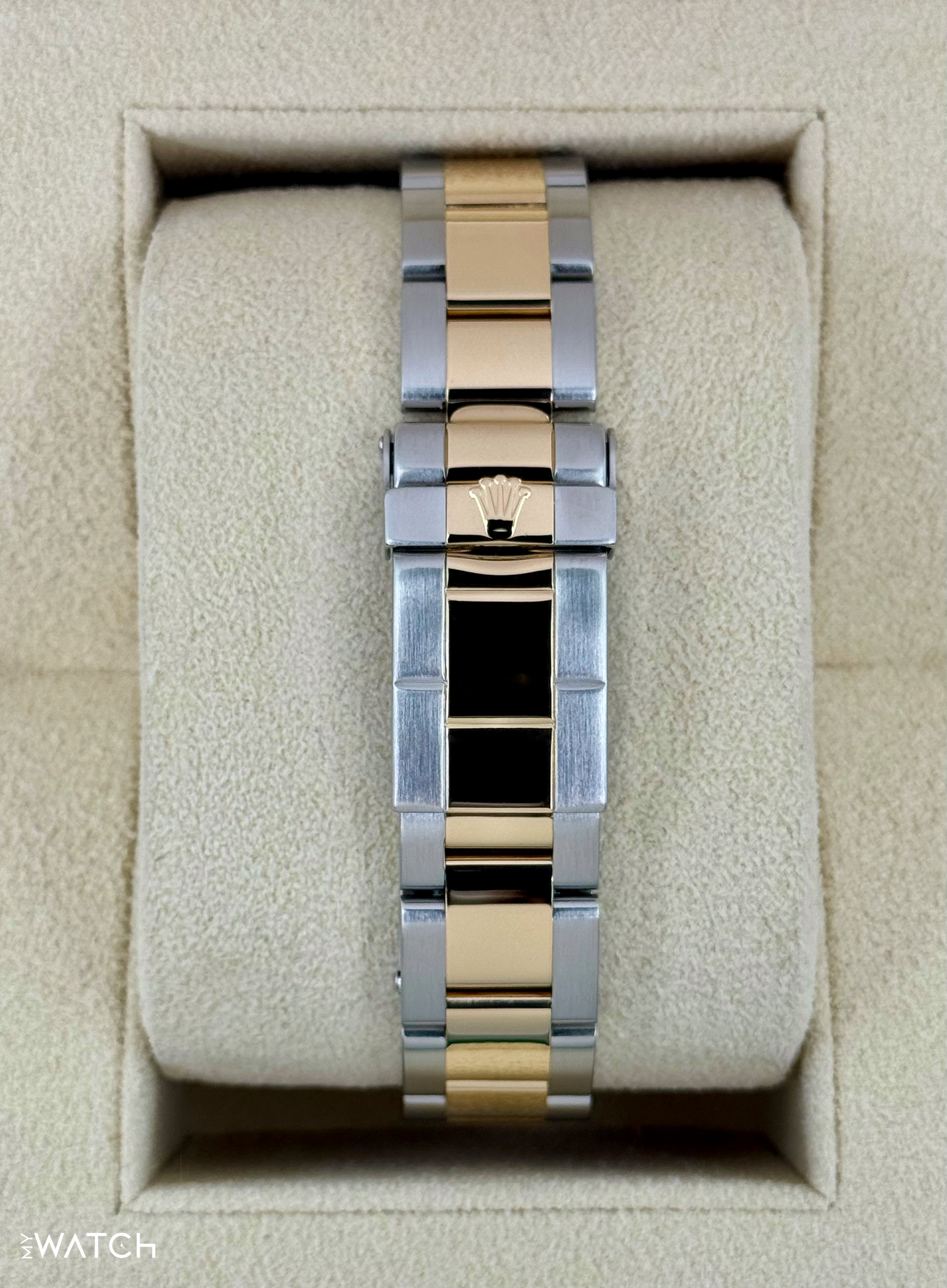 1999 Rolex Yacht-Master 35mm 68623 Two-Tone Blue Dial - MyWatchLLC