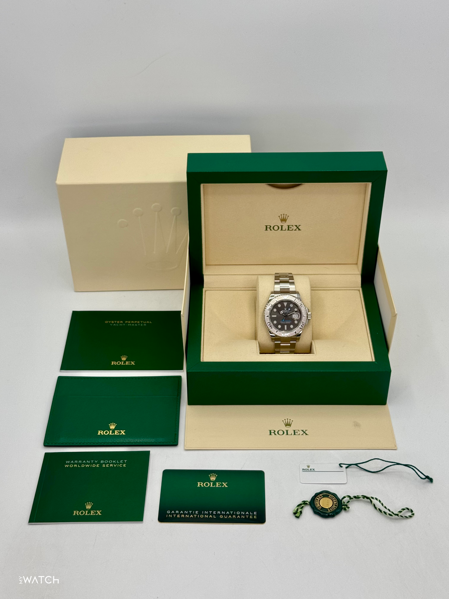 2021 Rolex Yacht-Master 40mm 126622 Stainless Steel Rhodium Dial - MyWatchLLC