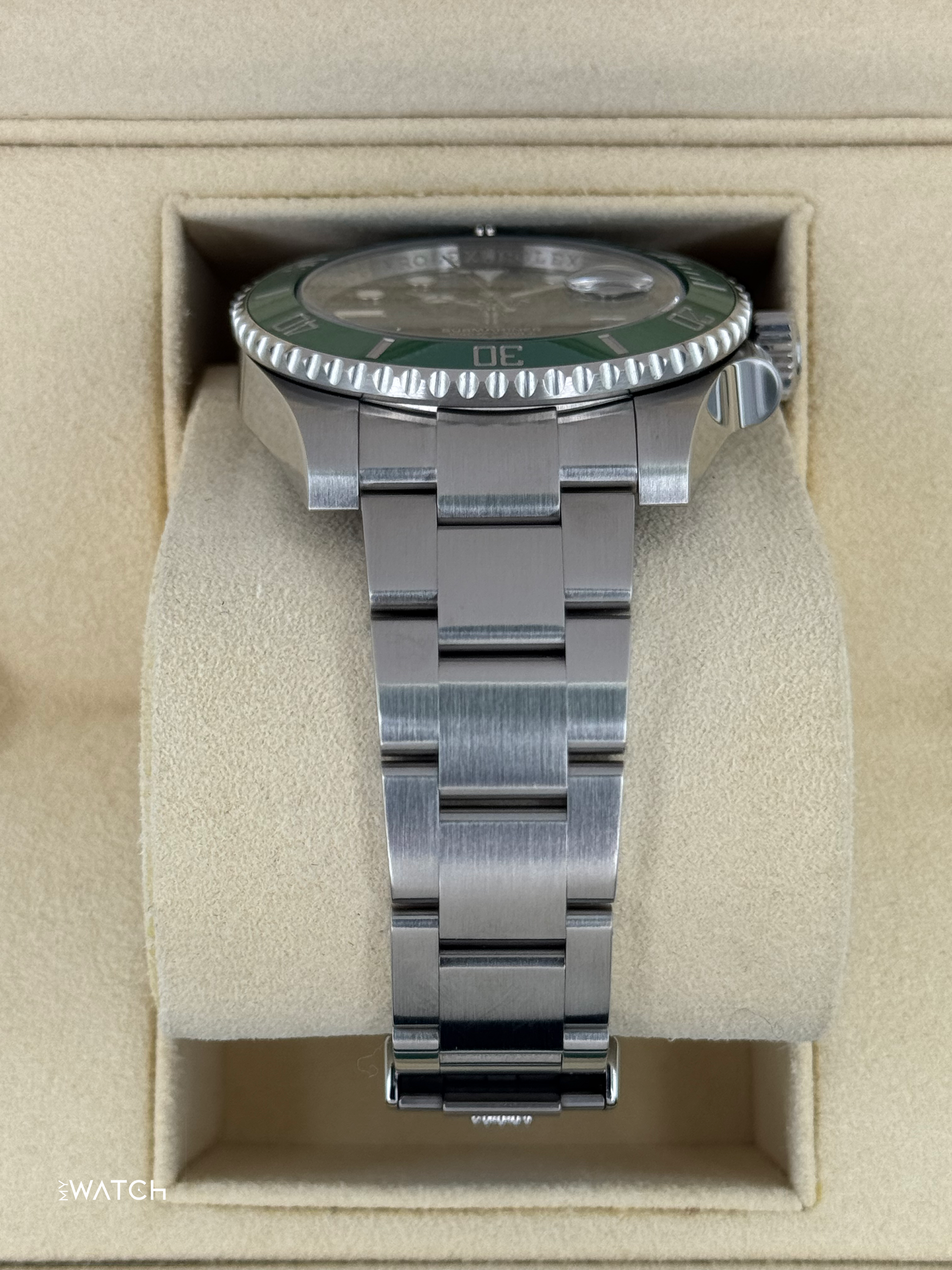 2015 Rolex Submariner “Hulk” 40mm 116610LV Green Dial - MyWatchLLC