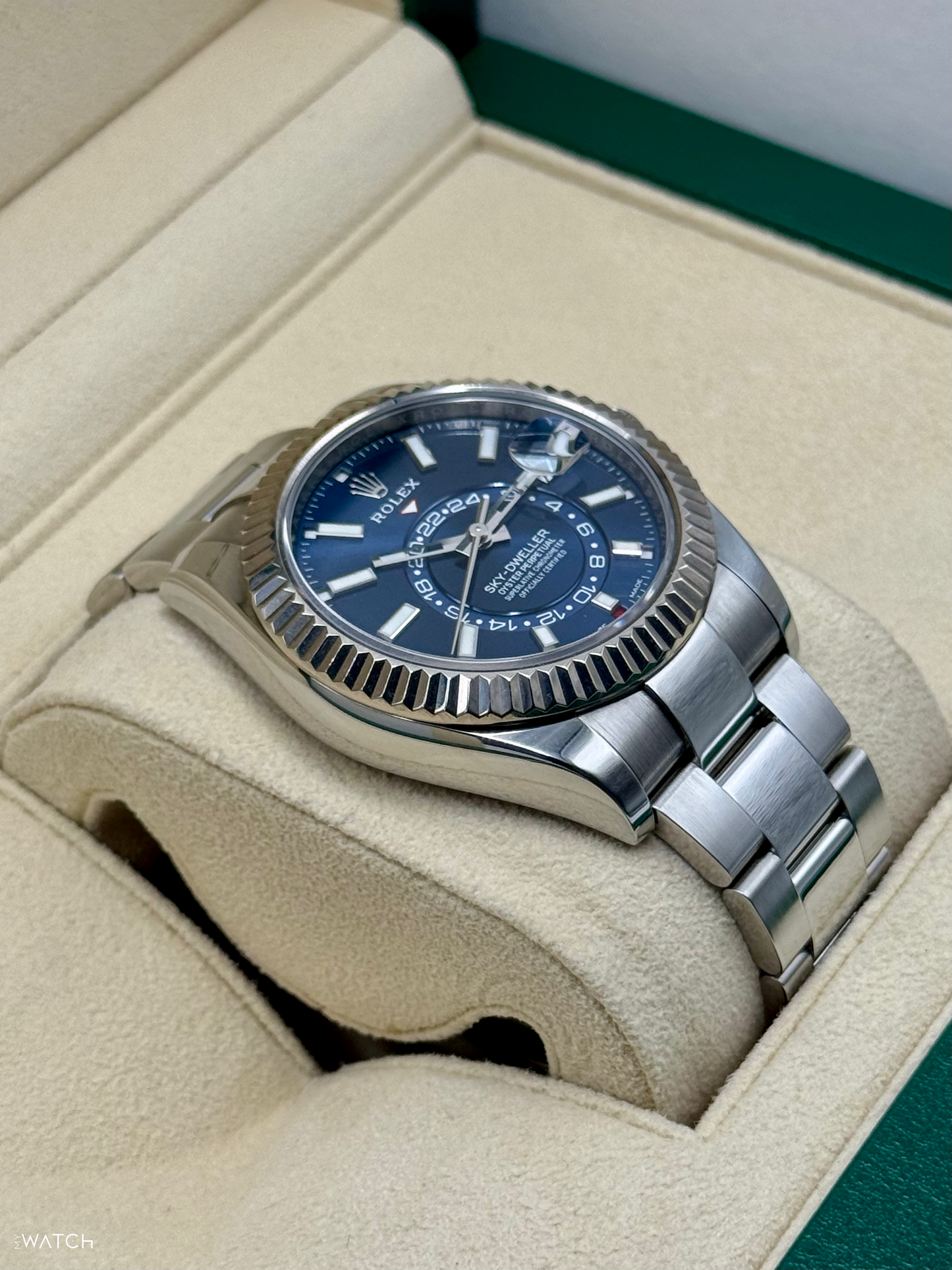 2023 Rolex Sky-Dweller 42mm 326934 Oyster Blue Dial - MyWatchLLC