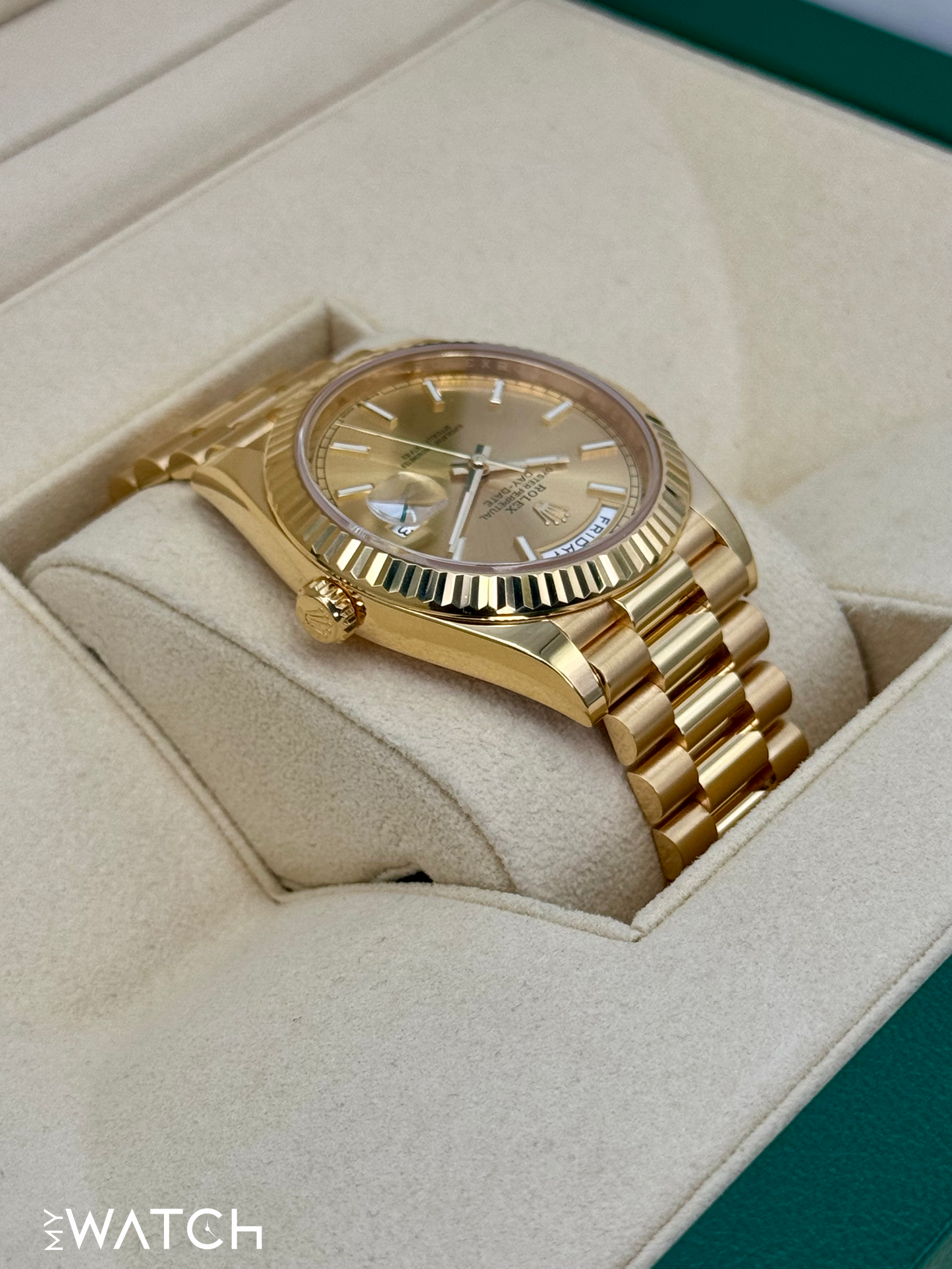 2023 Rolex Day-Date 40mm 228238 Presidential Champagne Dial