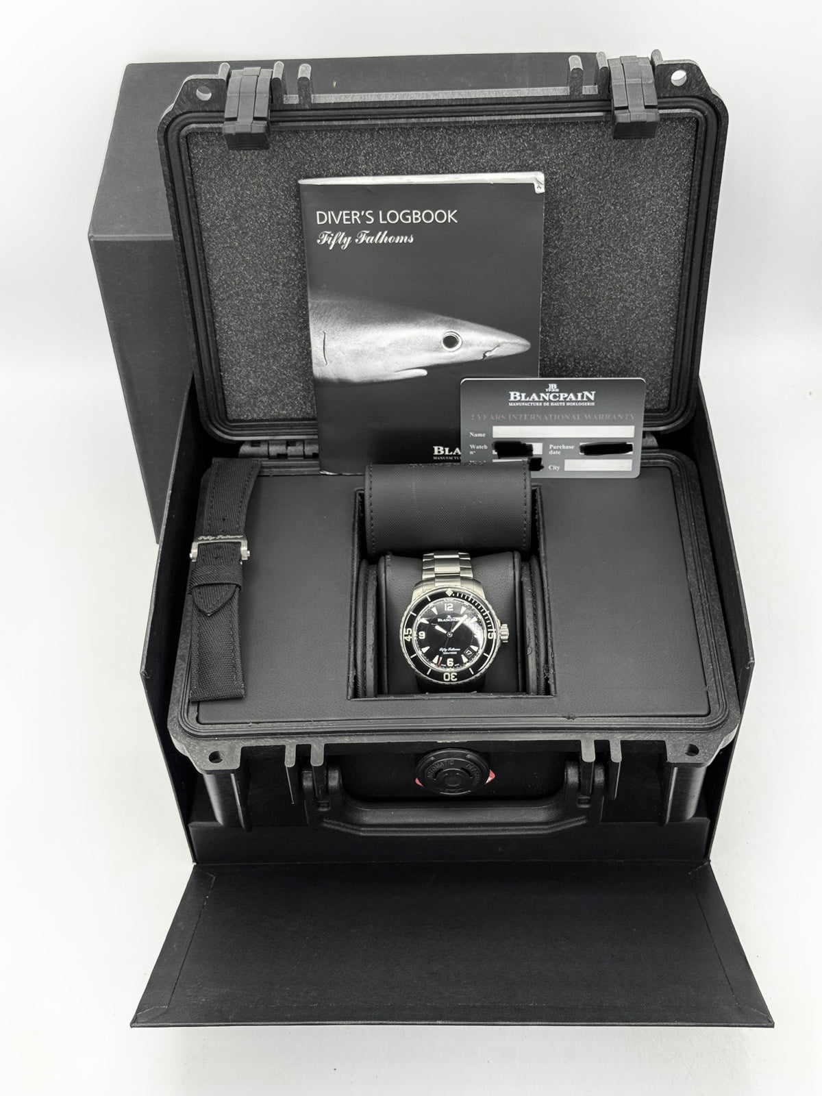 2024 Blancpain Fifty Fathoms Automatique 45mm 5015-12B30-98B Titanium Black Dial