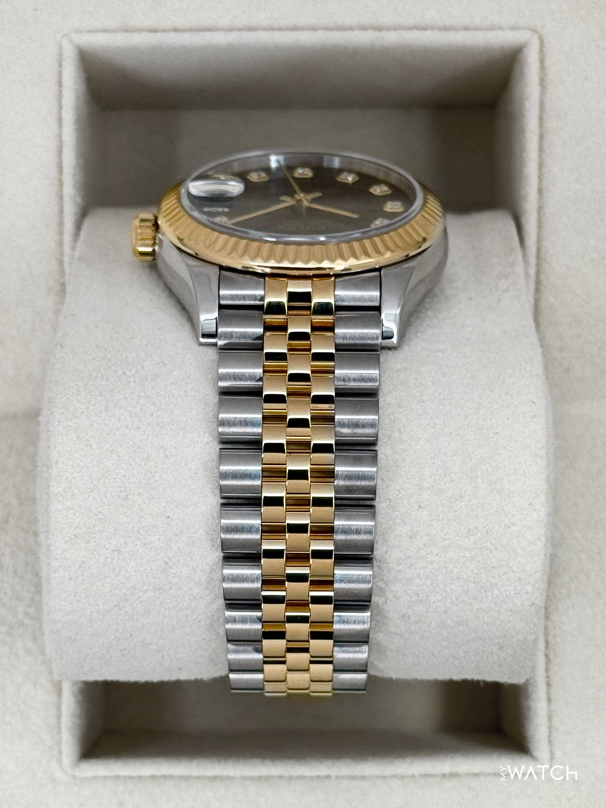 2021 Rolex Datejust 31mm 278273 Two-Tone Rhodium Diamond Dial - MyWatchLLC