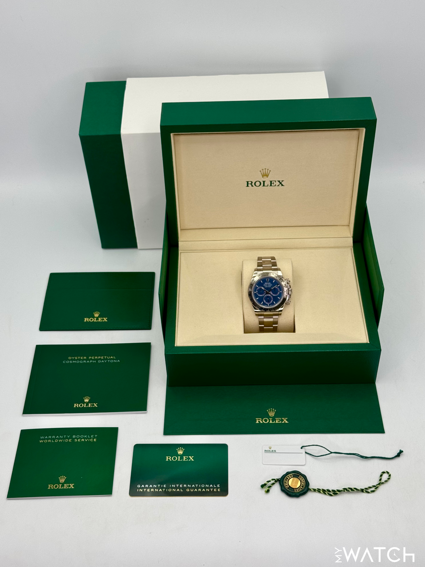 NEW 2025 Rolex Daytona 40mm 126509 White Gold Blue Dial (STICKERED)