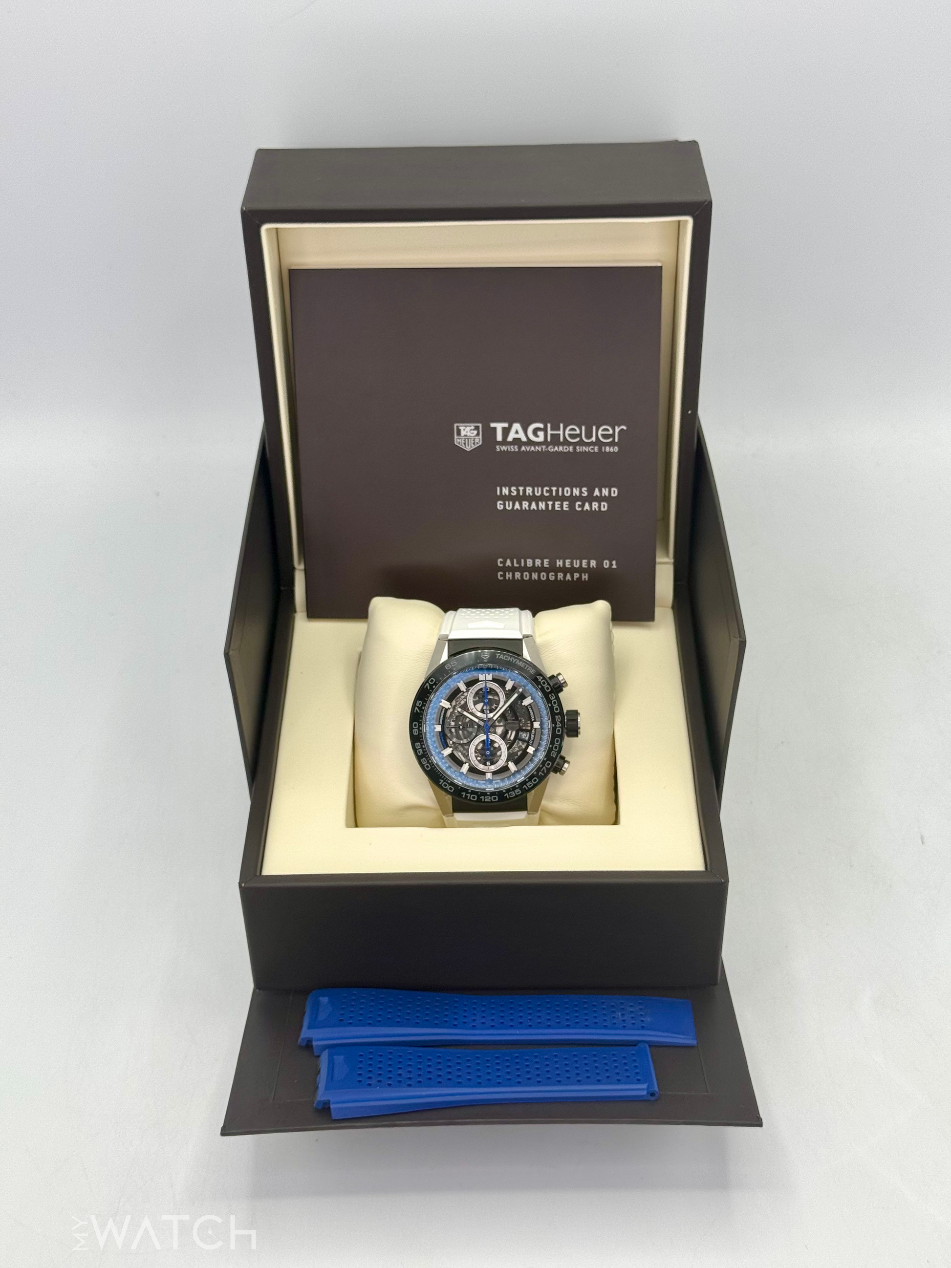 2017 Tag Heuer Carrera Calibre Heuer 01 45mm CAR2A1T.FT6052 Skeletonized - MyWatchLLC