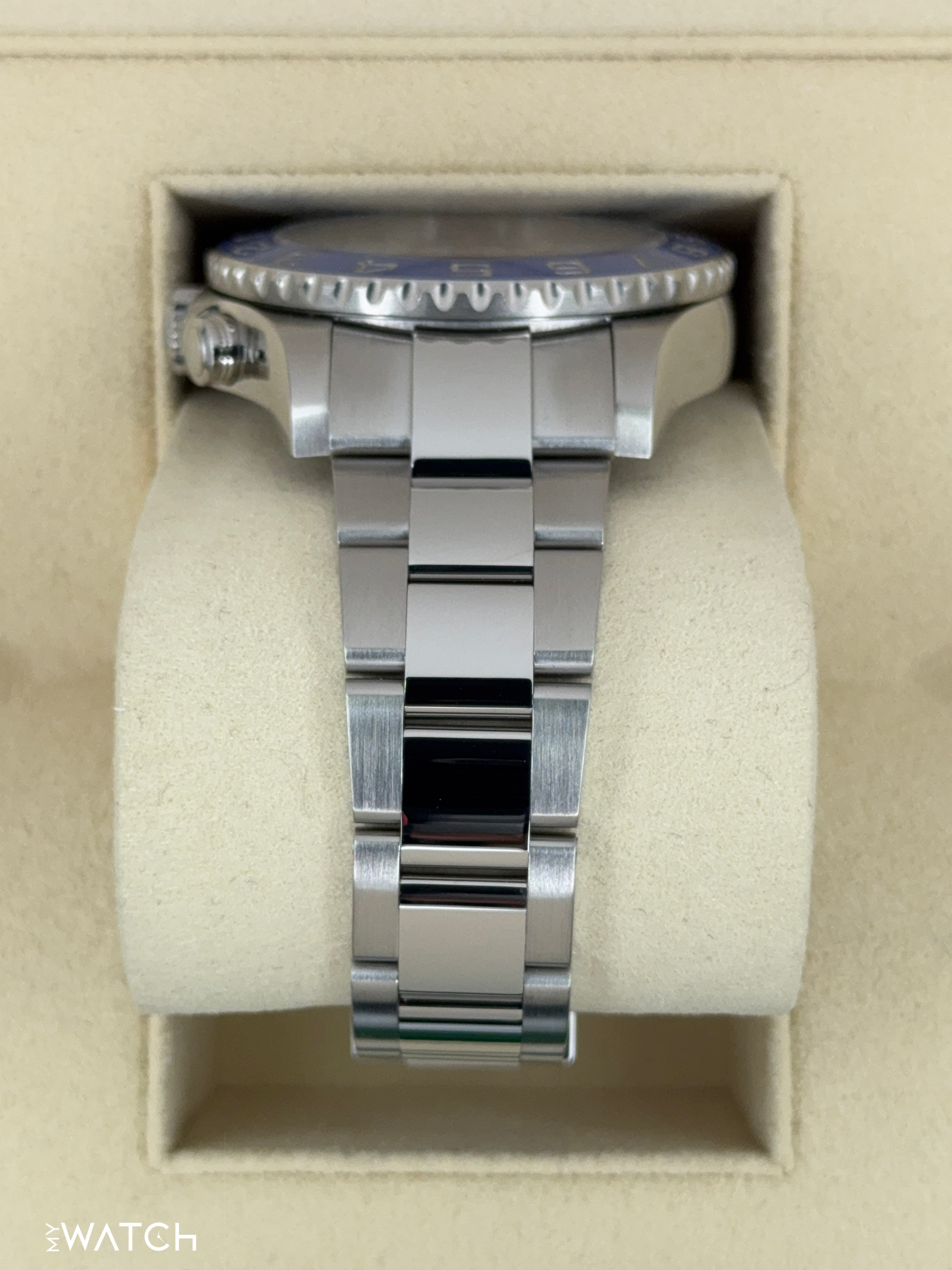 2022 Rolex Yacht-Master II 44mm 116680 Stainless Steel White Dial - MyWatchLLC