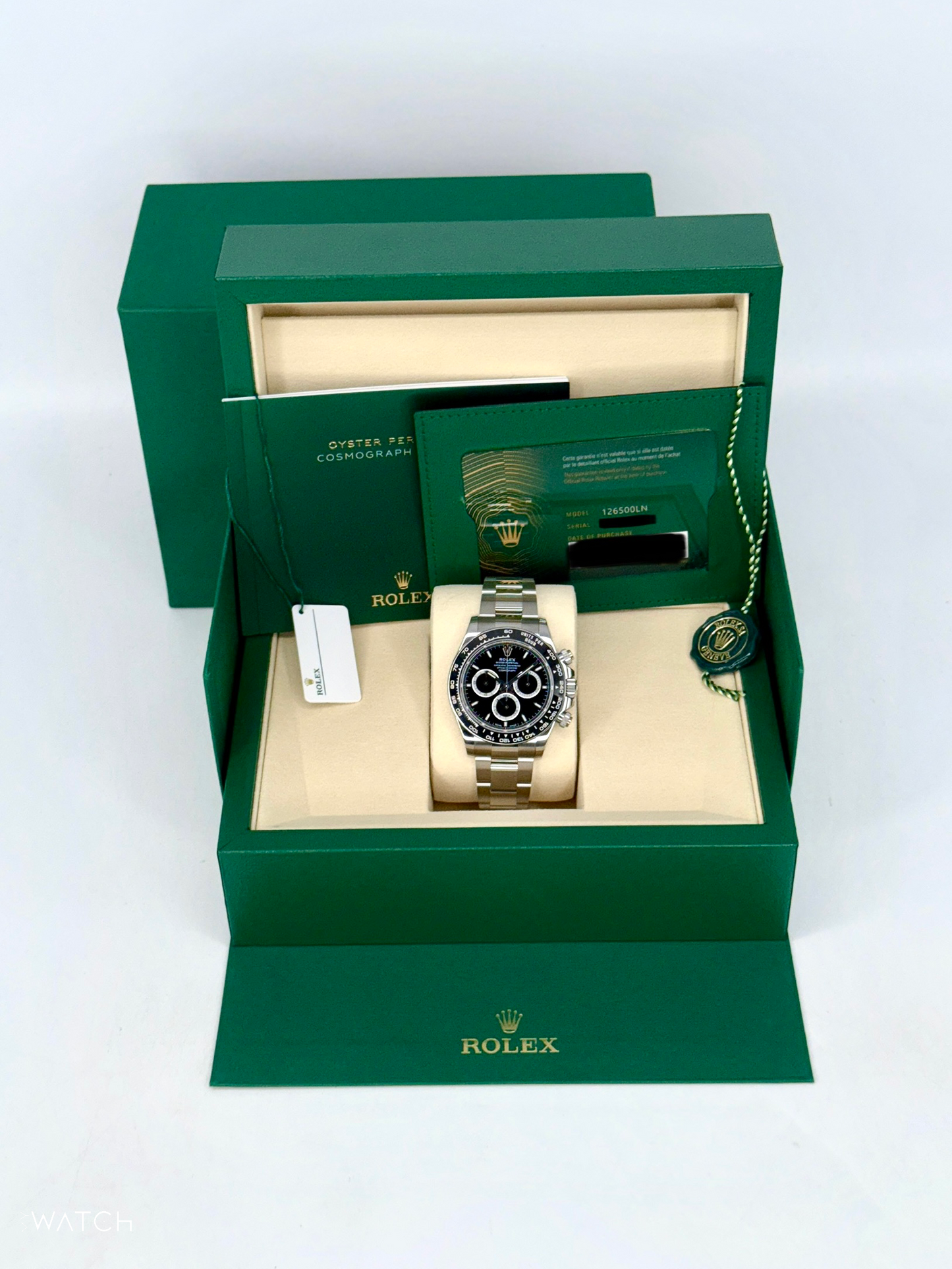 NEW 2025 Rolex Daytona 40mm 126500LN Stainless Steel Black Dial (STICKERED)