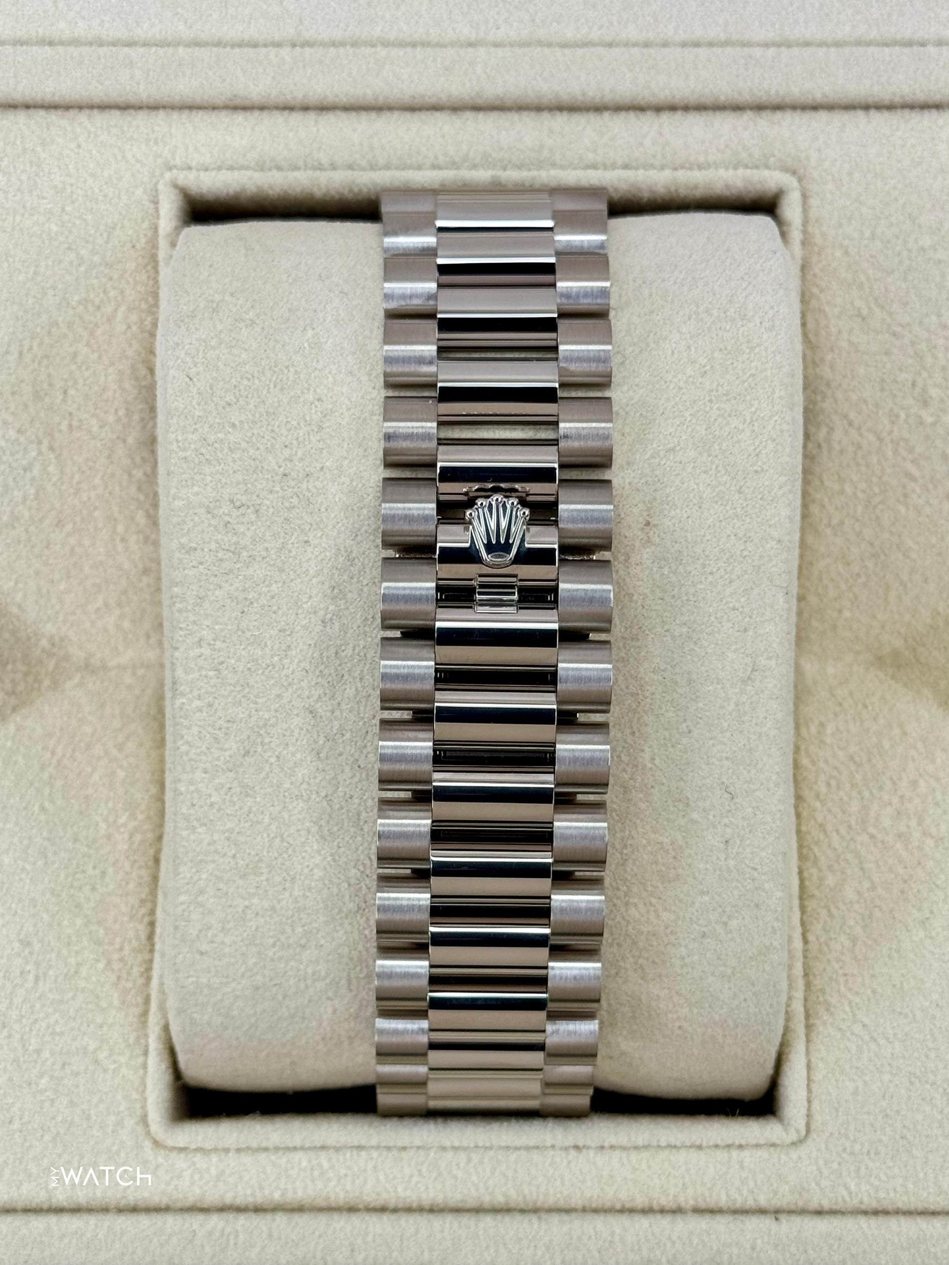 NEW 2025 Rolex Day-Date 40mm 228349RBR Presidential Blue Ombre Dial - MyWatchLLC