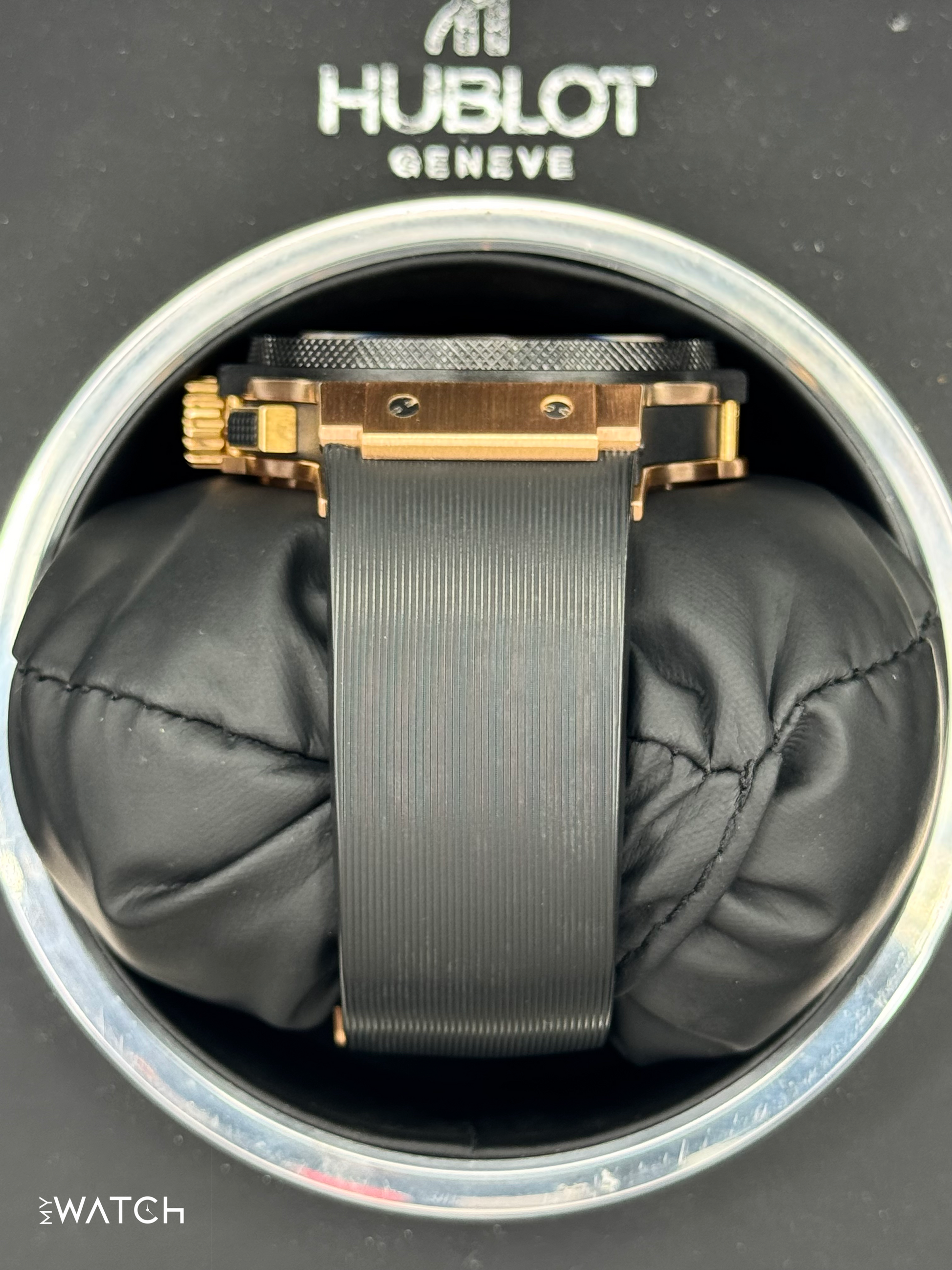 2011 Hublot Big Bang Chronograph 44mm 301.PM.1780.RX Rose Gold Black Dial - MyWatchLLC