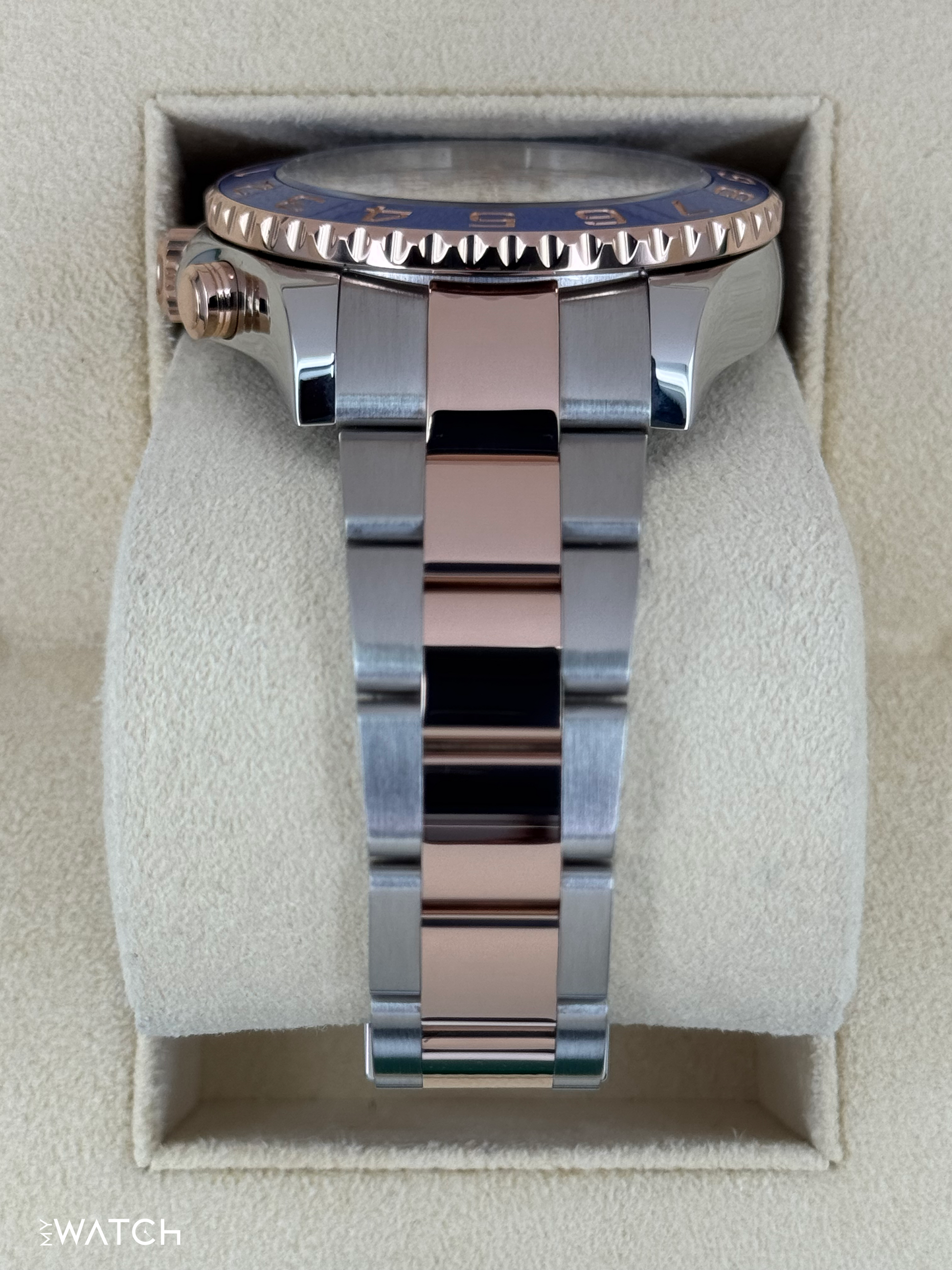 2020 Rolex Yacht-Master II 44mm 116681 Two-Tone White Dial - MyWatchLLC