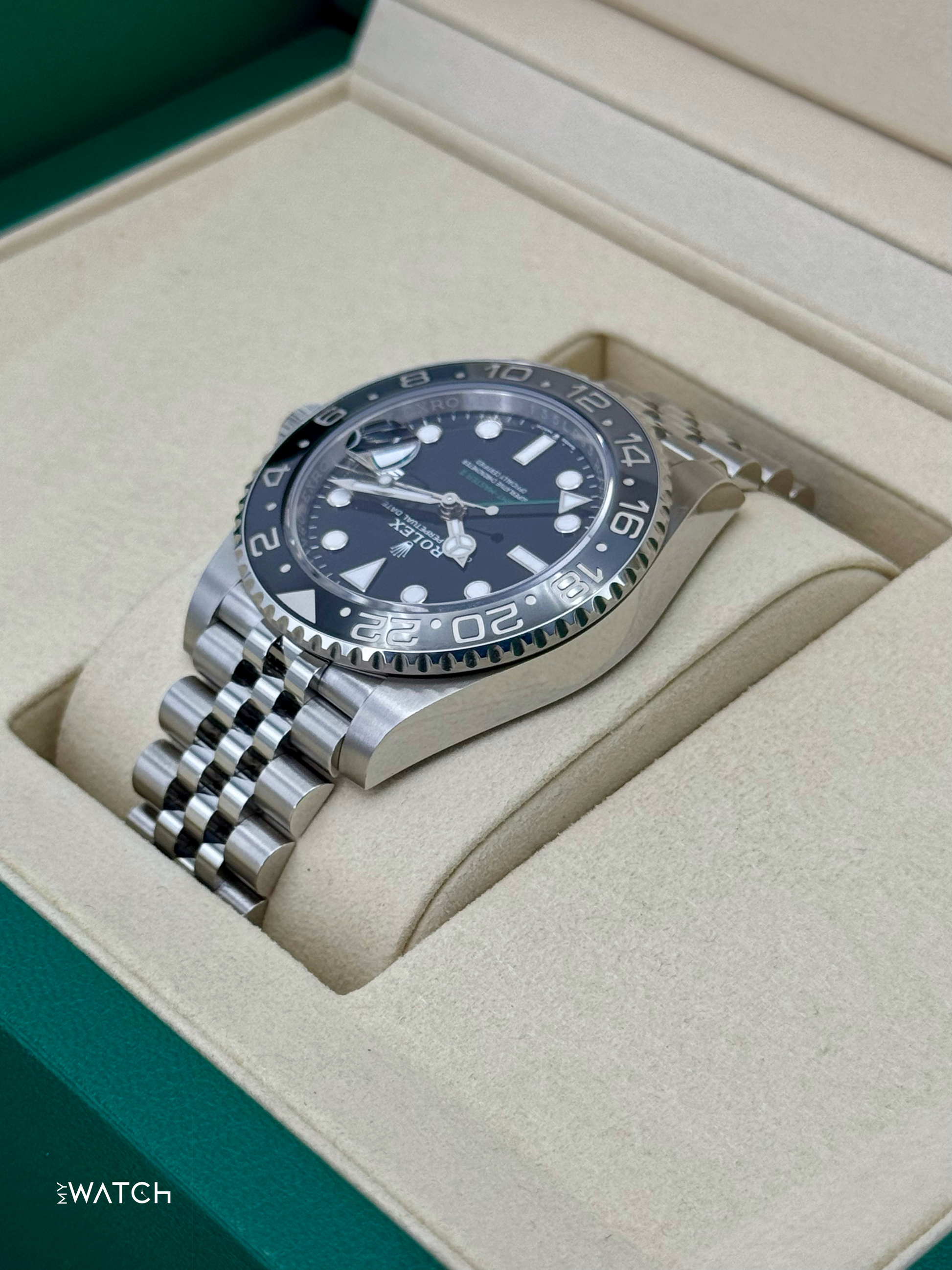 2025 Rolex GMT-Master II "Bruce Wayne" 40mm 126710GRNR Jubilee - MyWatchLLC