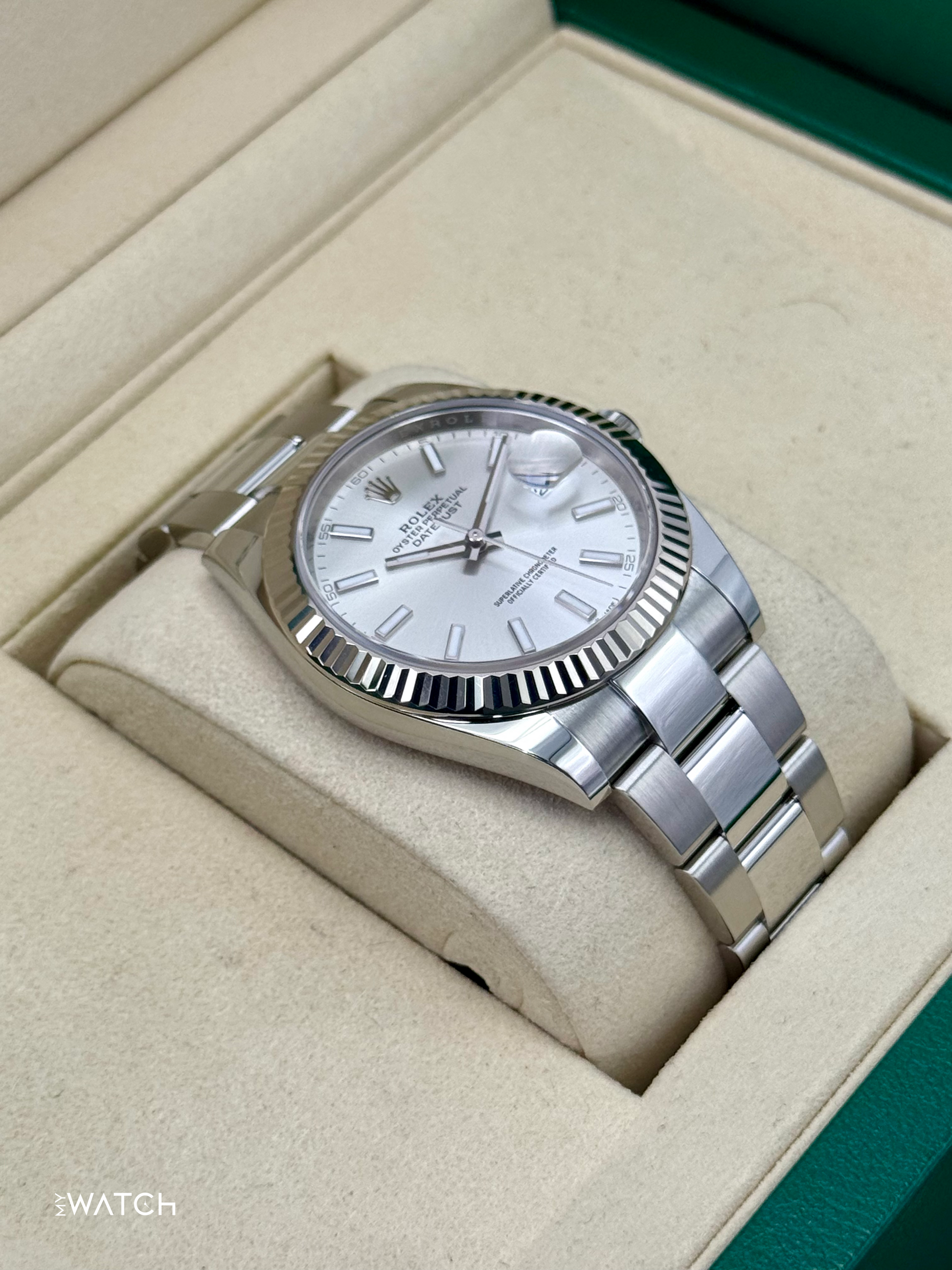 2025 Rolex Datejust 41mm 126334 Stainless Steel Oyster Silver Dial - MyWatchLLC
