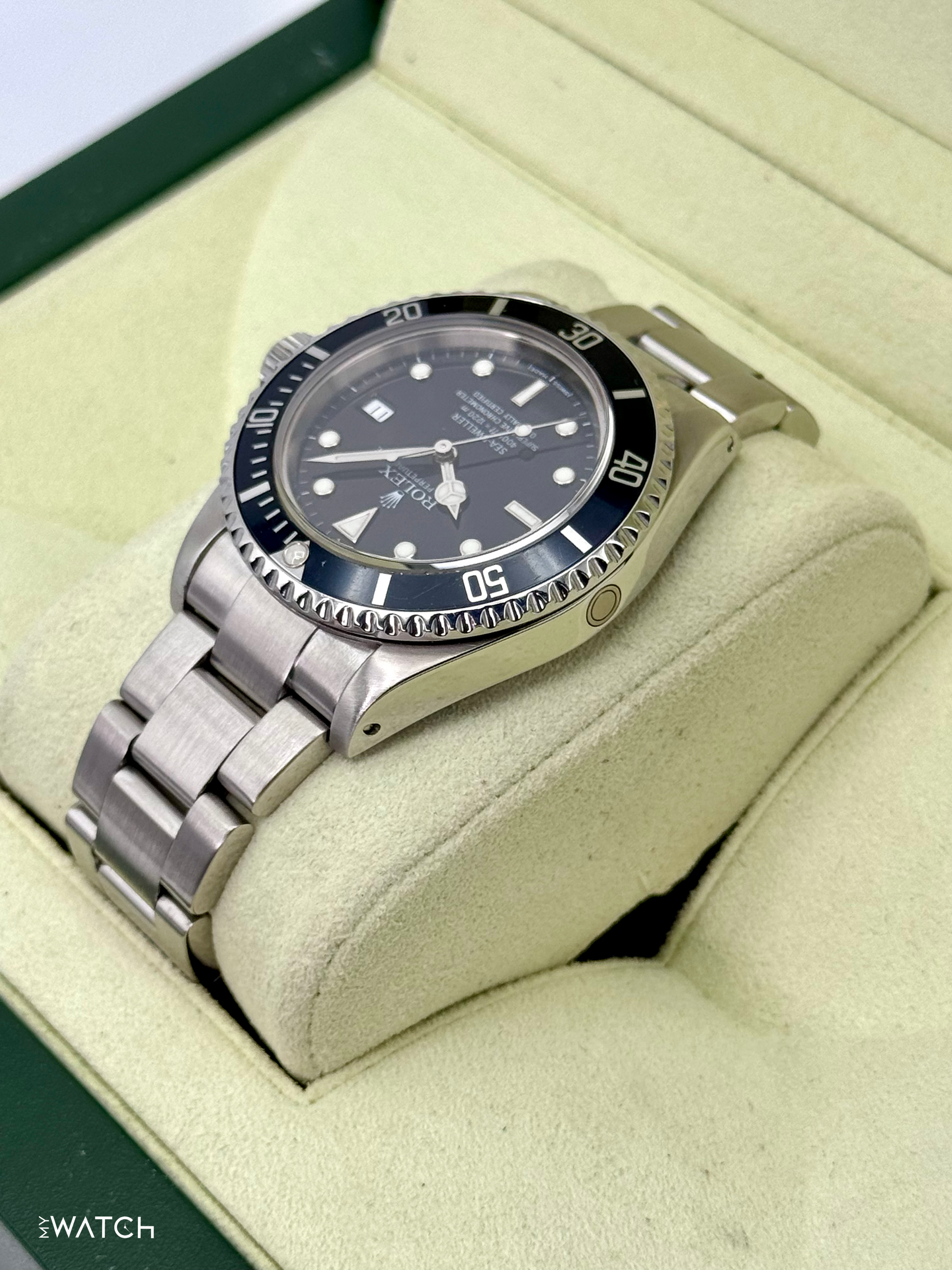 2000 Rolex Sea-Dweller 40mm 16600 Stainless Steel Black Dial - MyWatchLLC