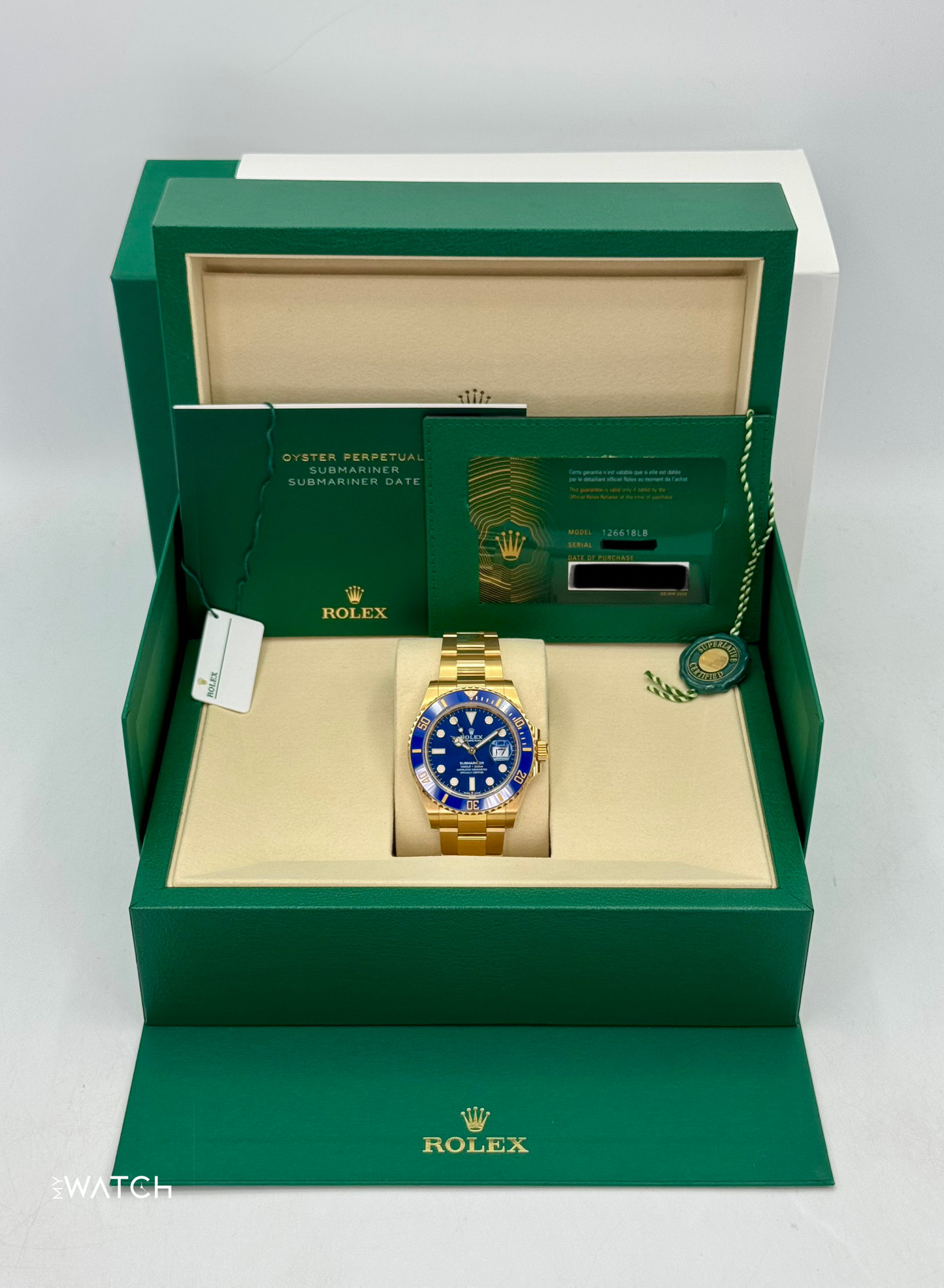 NEW 2025 Rolex Submariner "Bluesy" 41mm 126618LB Yellow Gold Blue Dial - MyWatchLLC