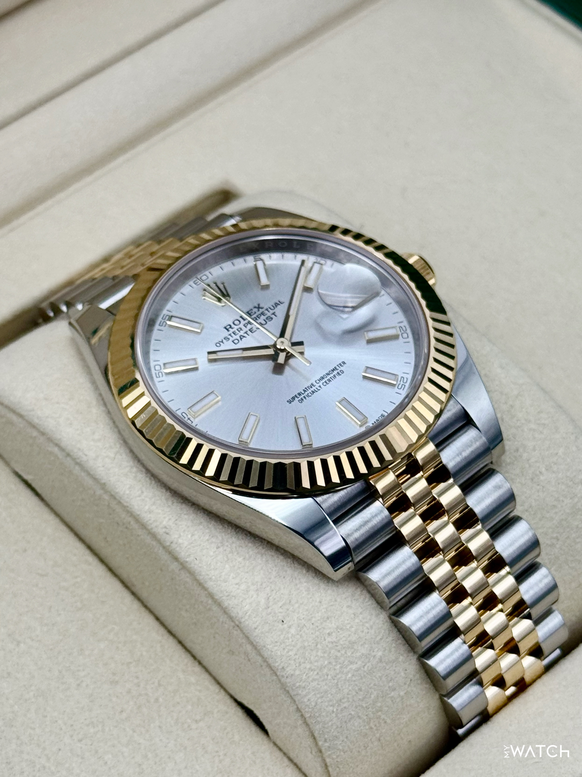 2025 Rolex Datejust 41mm 126333 Two-Tone Jubilee Silver Dial - MyWatchLLC