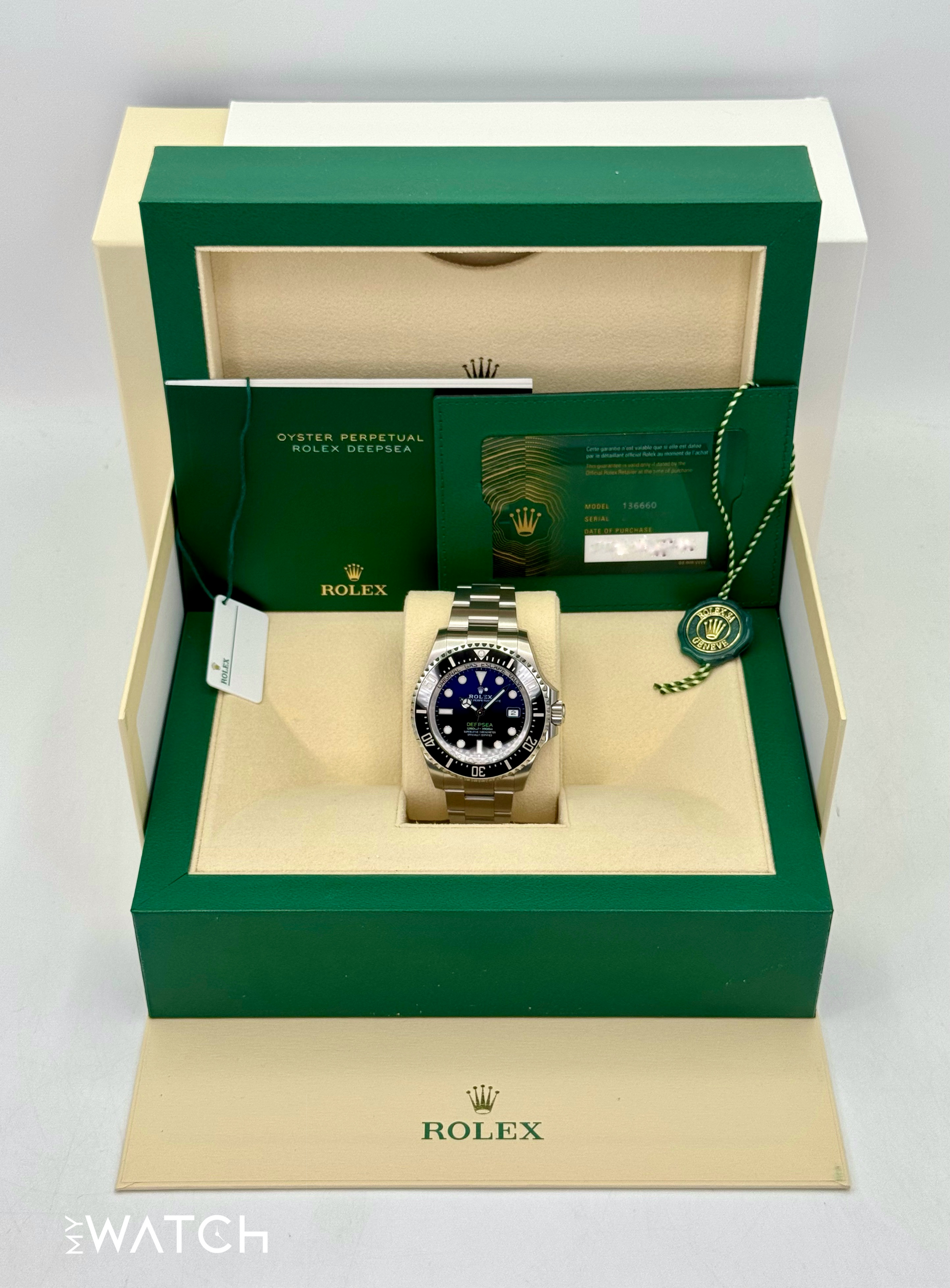 NEW 2025 Rolex Deepsea "James Cameron" 44mm 136660 Blue Dial - MyWatchLLC