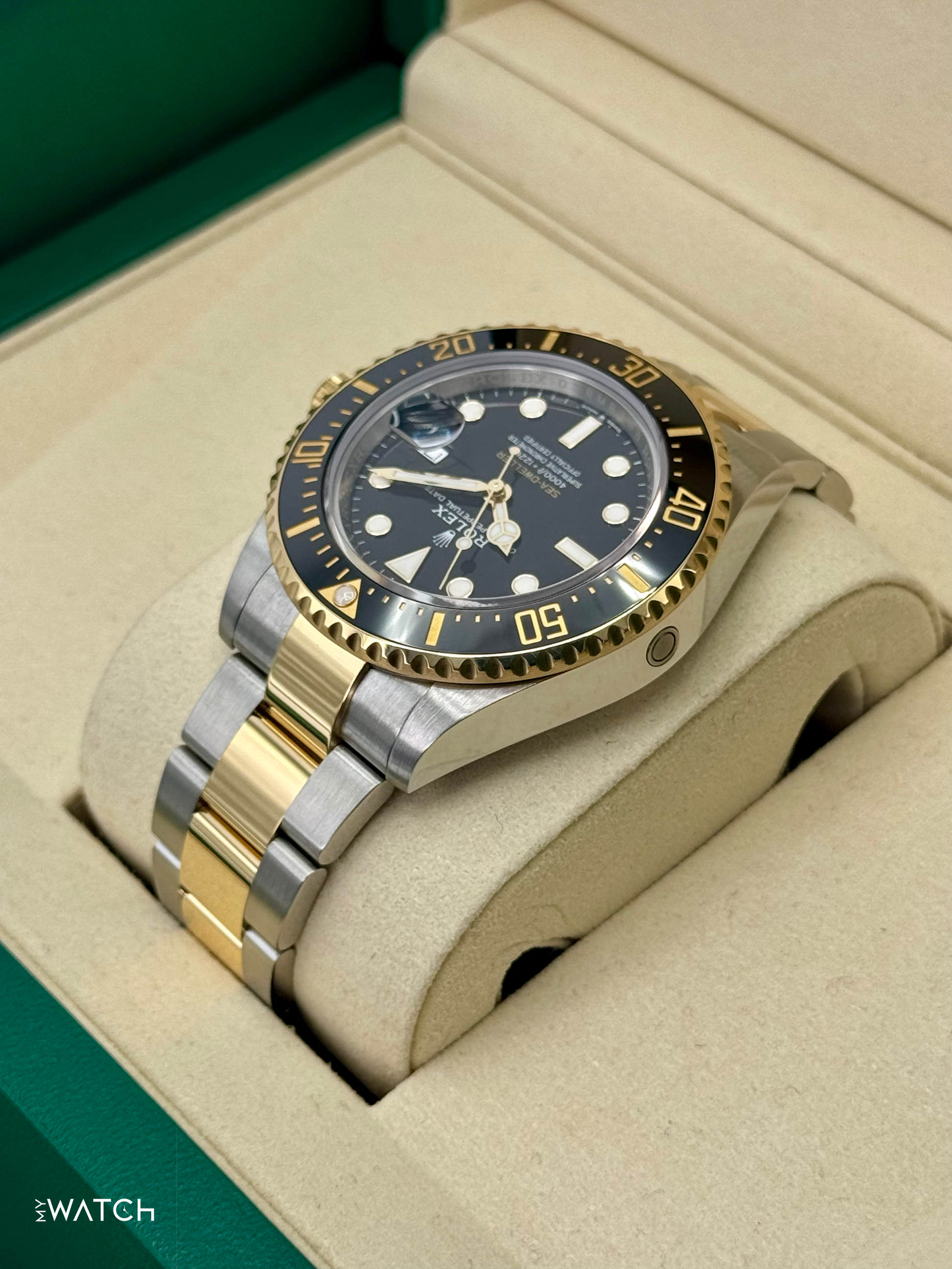 2025 Rolex Sea-Dweller 43mm 126603 Two-Tone Black Dial - MyWatchLLC