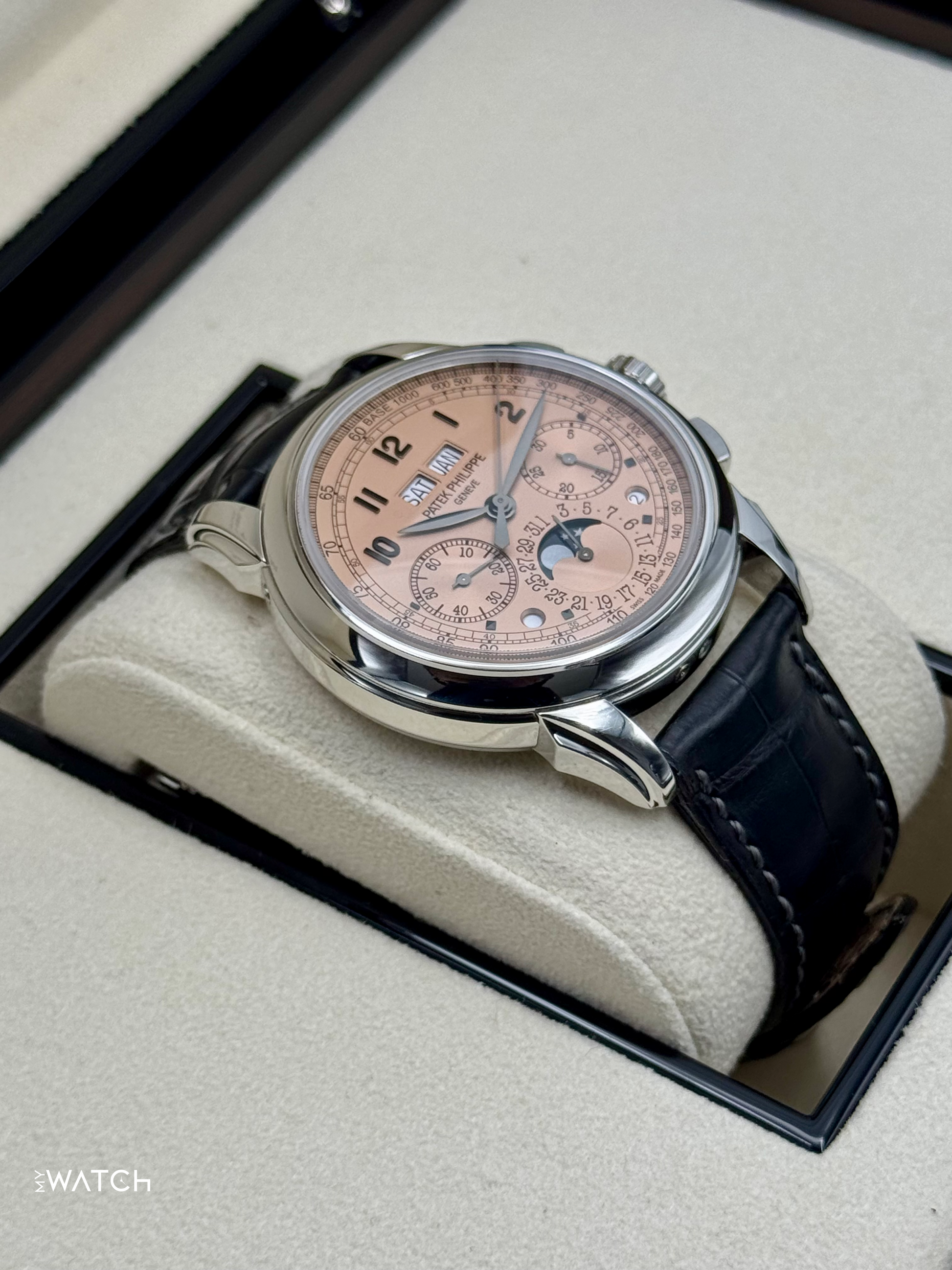 2021 Patek Philippe 5270P Perpetual Calendar Chronograph Salmon Dial - MyWatchLLC