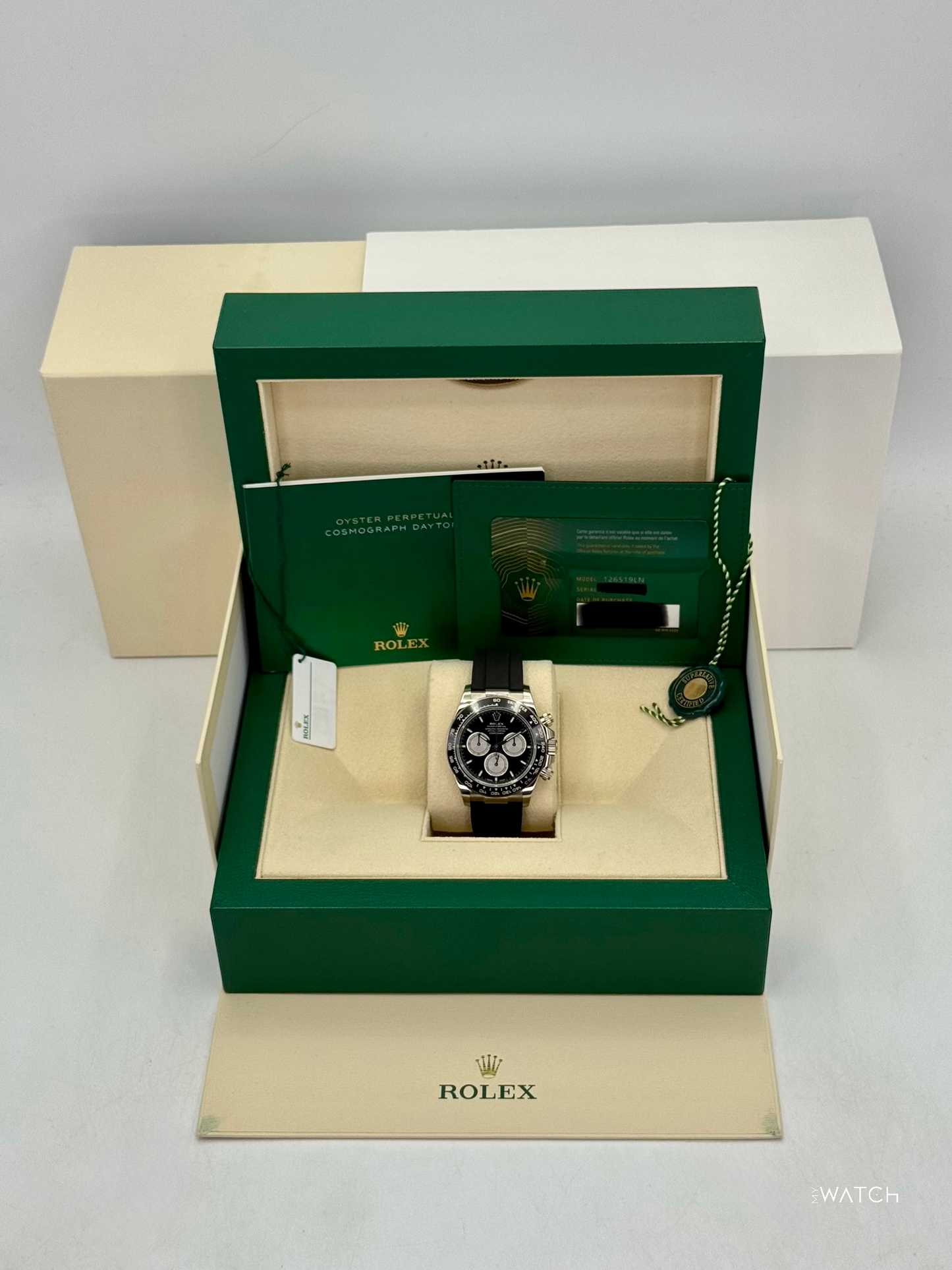 NEW 2025 Rolex Daytona "Baby Le Mans" 40mm 126519LN White Gold Black Dial