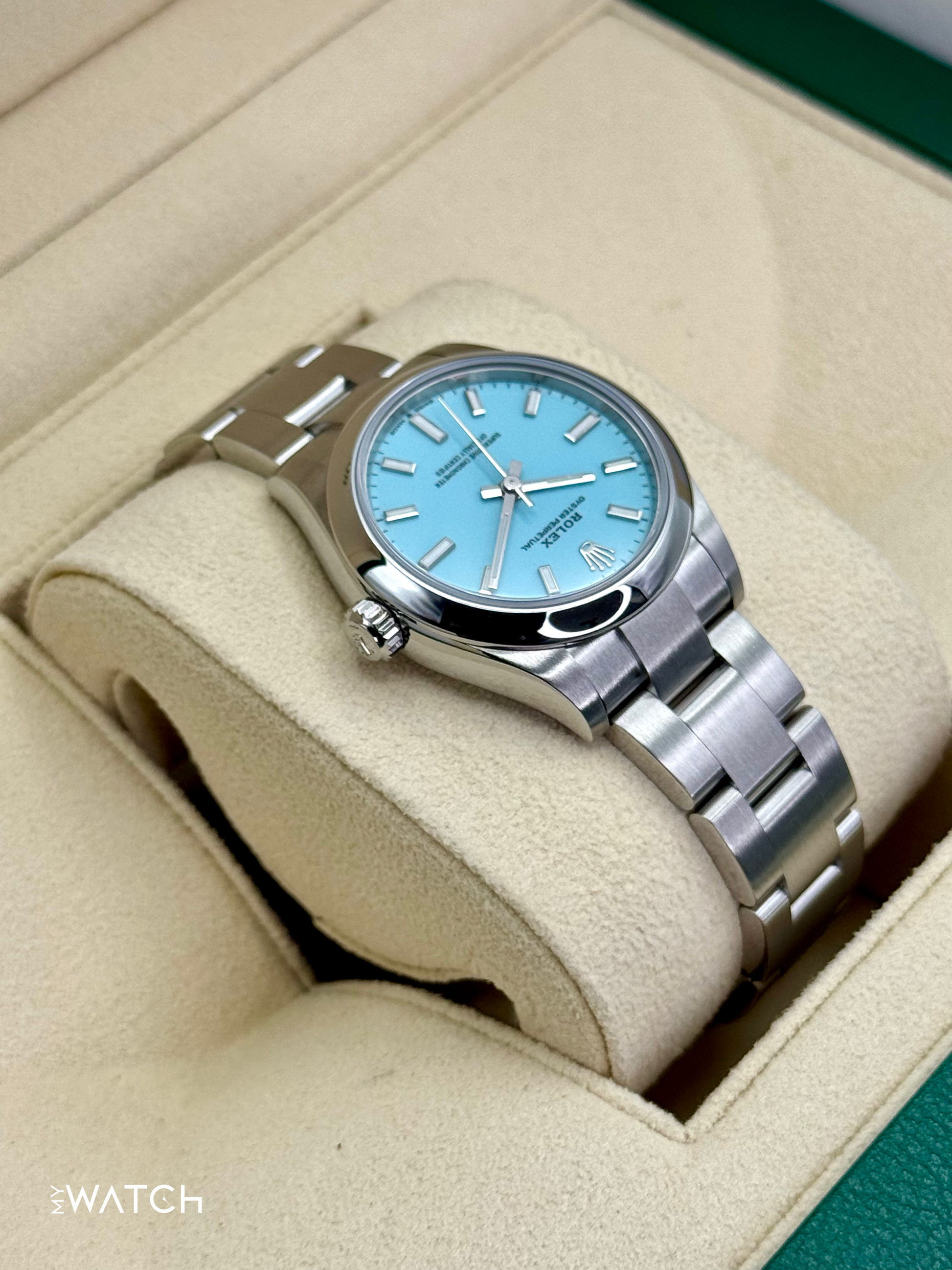 2023 Rolex Oyster Perpetual 31mm 277200 Turquoise Tiffany Blue Dial - MyWatchLLC