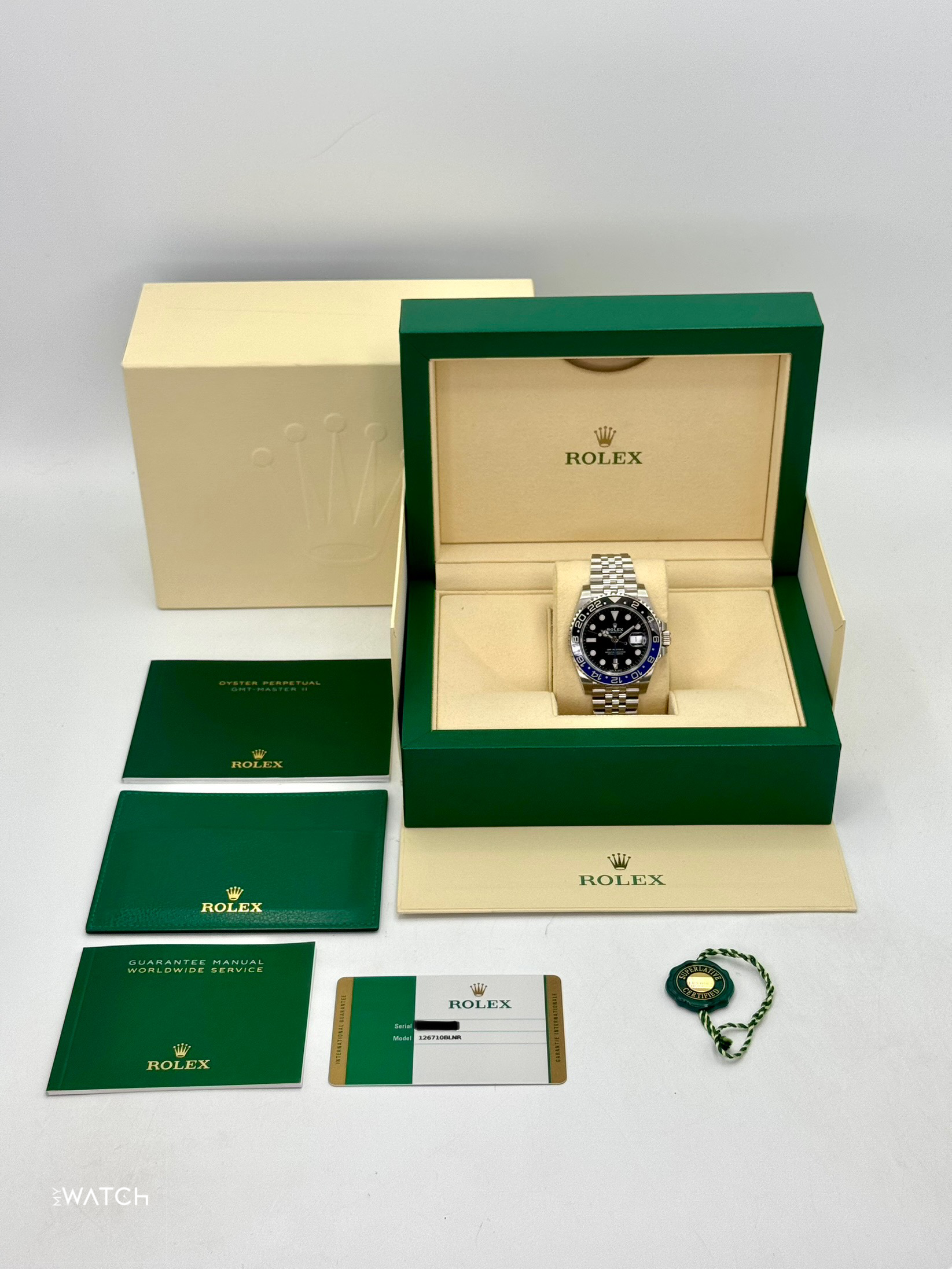 2019 Rolex GMT-Master II "Batgirl" 40mm 126710BLNR Jubilee - MyWatchLLC