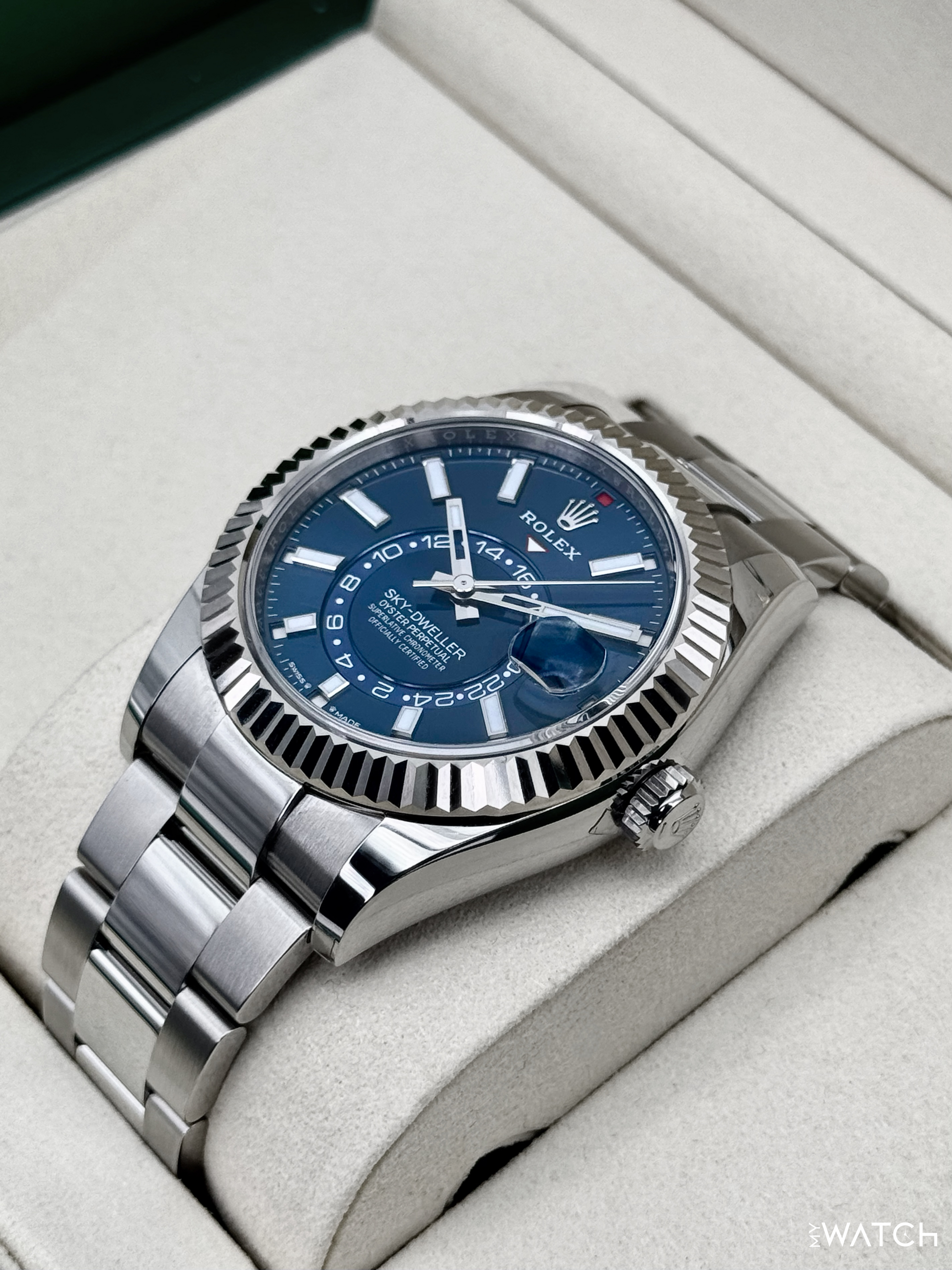 NEW 2026 Rolex Sky-Dweller 42mm 336934 Oyster Blue Dial - MyWatchLLC