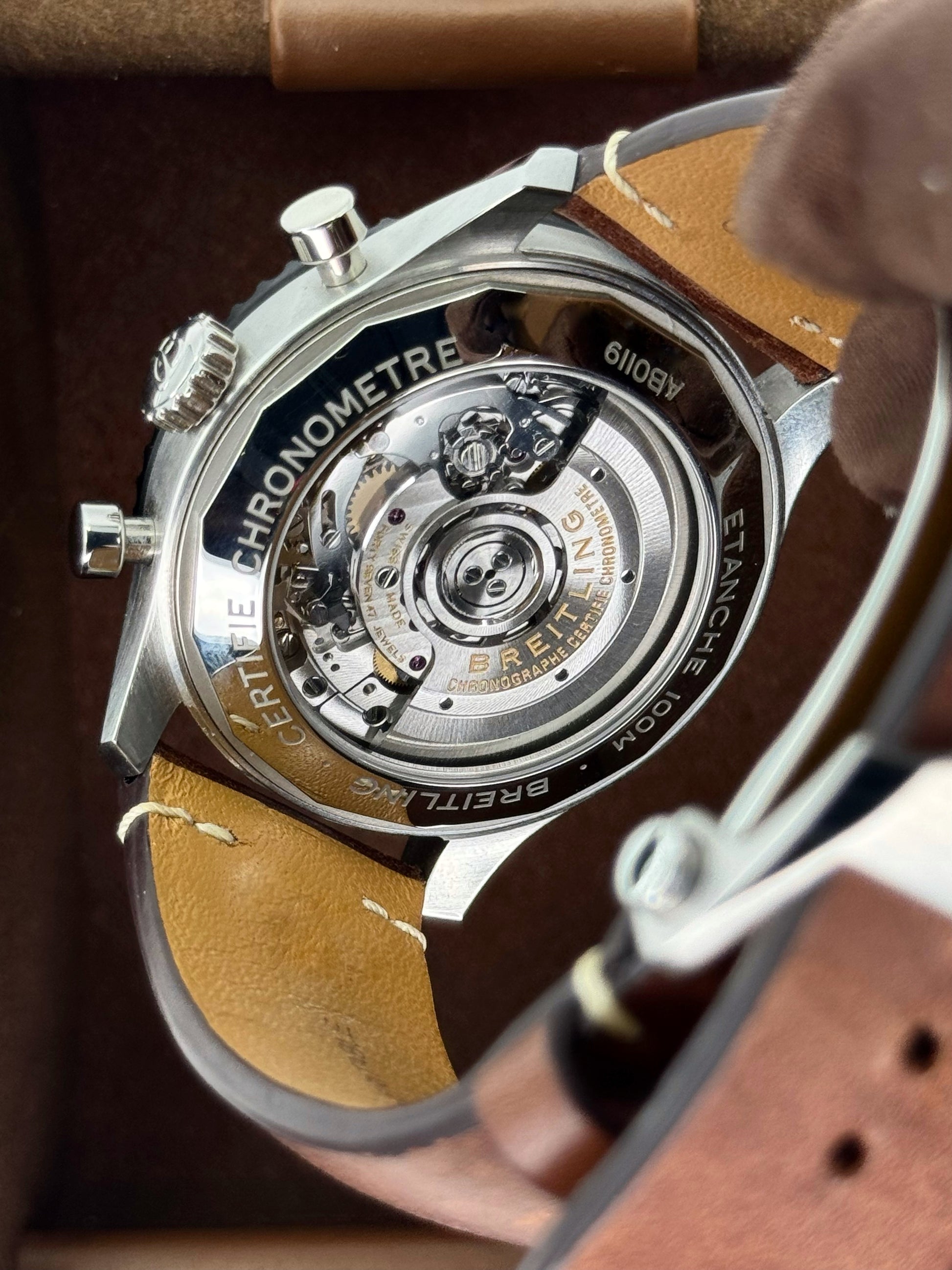 Breitling Aviator 8 B1 Chrono 43mm AB01194 Stainless Steel Black Dial - MyWatchLLC