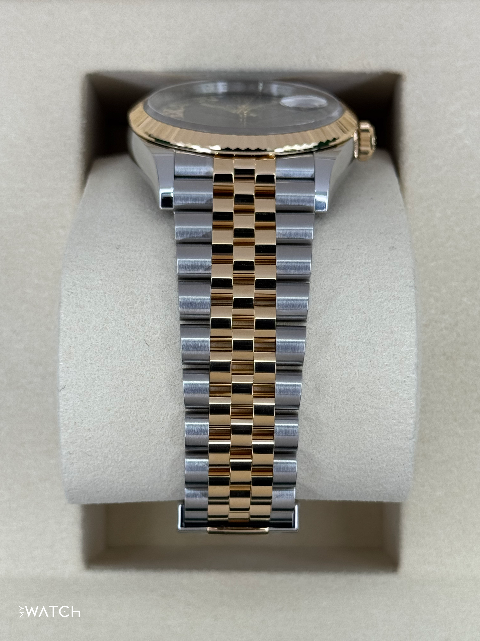 NEW 2025 Rolex Datejust 36mm 126233 Two-Tone Jubilee Green Diamond Dial - MyWatchLLC