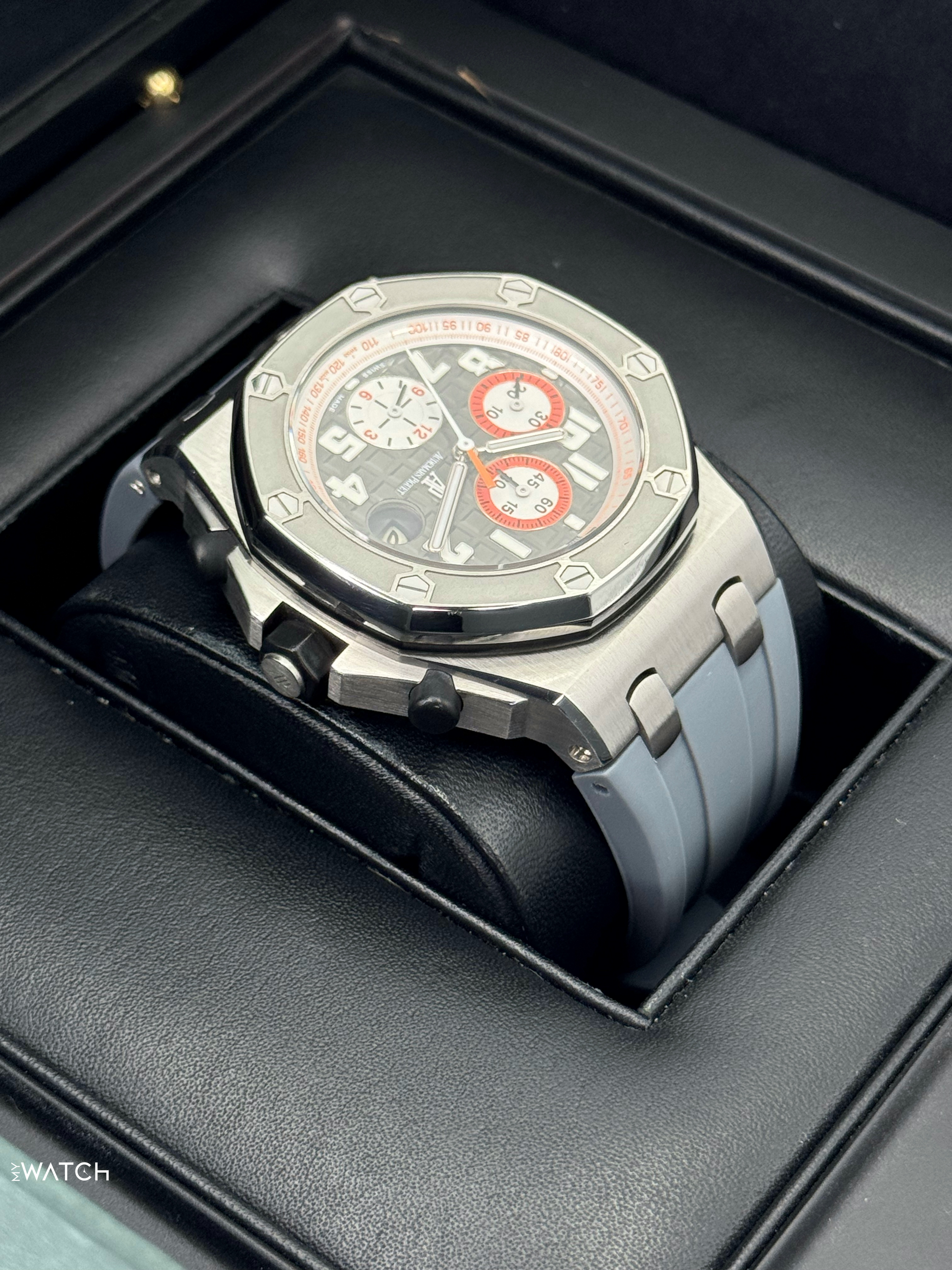 2012 Audemars Piguet Royal Oak Offshore Chrono 42mm 26175ST Grey Dial - MyWatchLLC