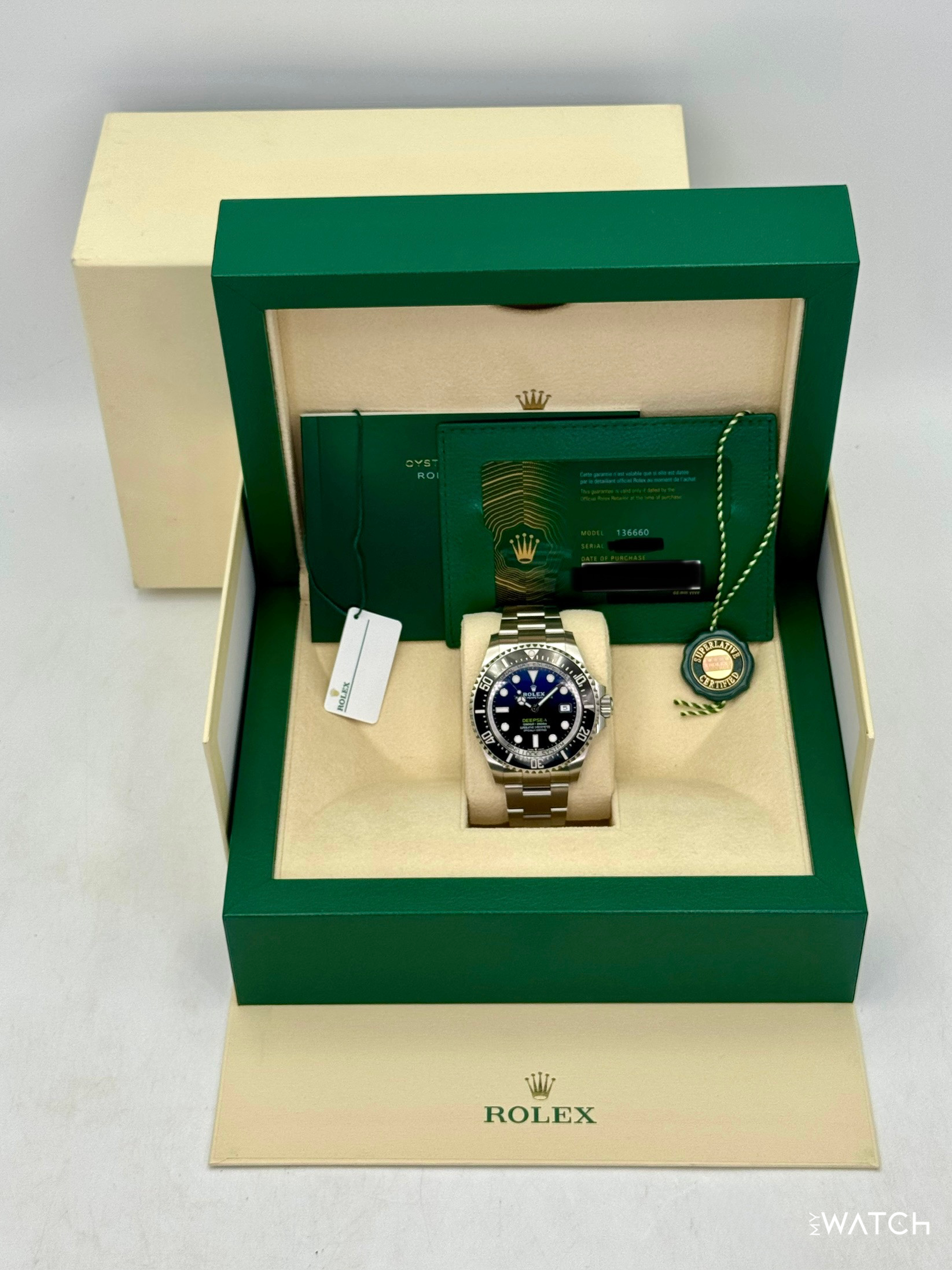 NEW 2025 Rolex Deepsea "James Cameron" 44mm 136660 Blue Dial - MyWatchLLC