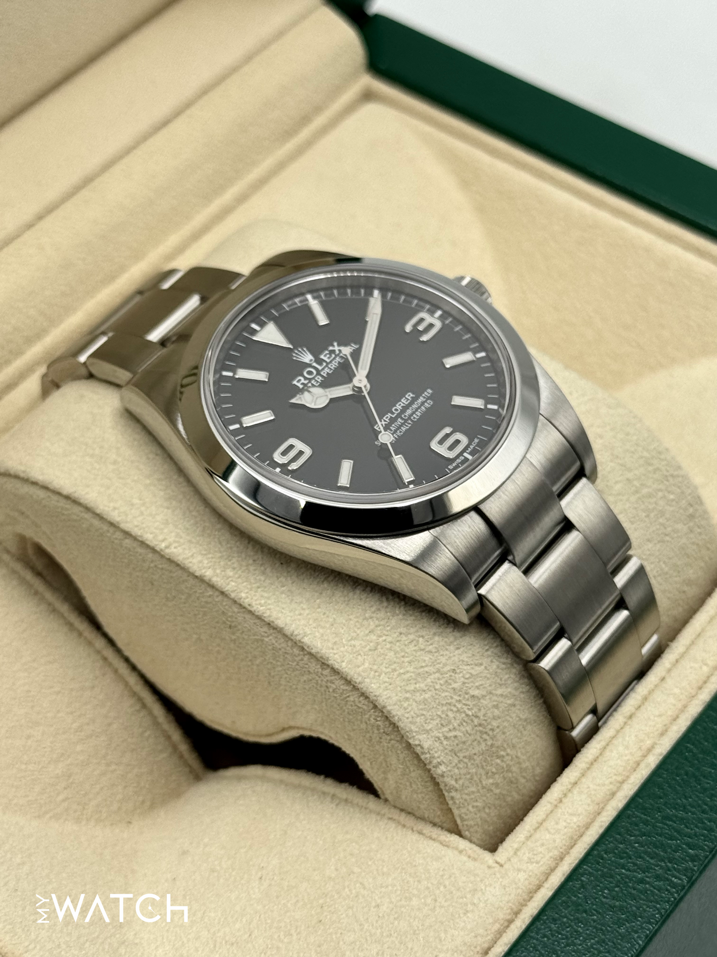 2020 Rolex Explorer 39mm 214270 Stainless Steel Black Dial