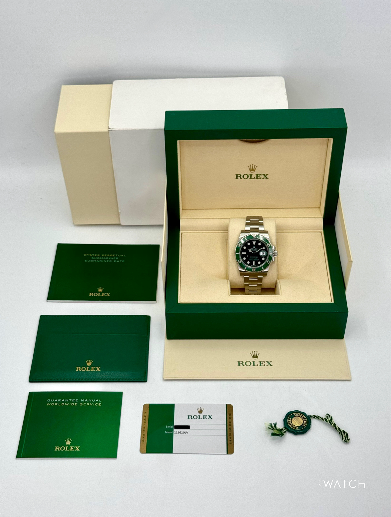 2020 Rolex Submariner “Hulk” 40mm 116610LV Green Dial