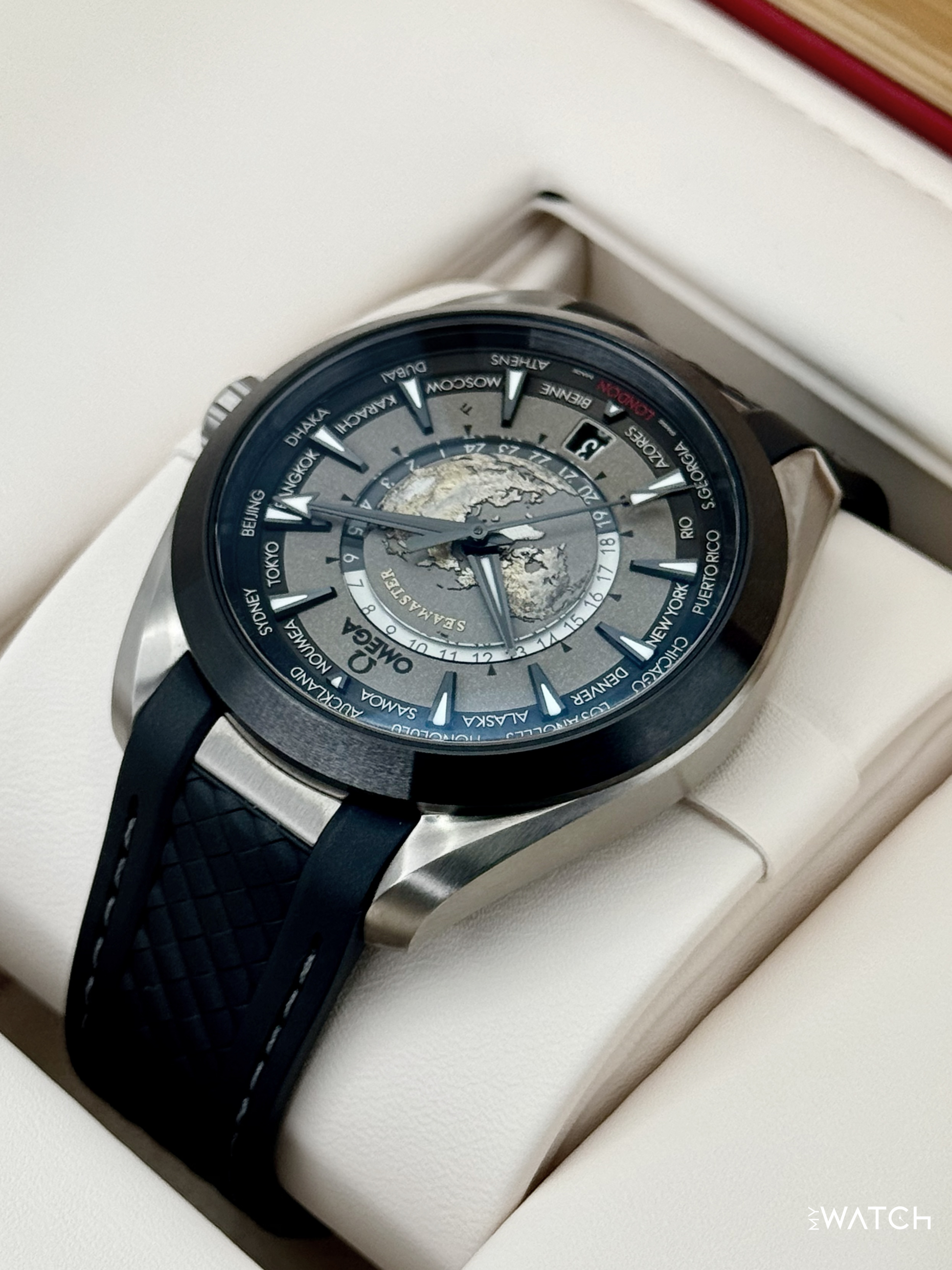Omega Seamaster Aqua Terra 43mm 220.92.43.22.99.001 Titanium Grey Dial - MyWatchLLC