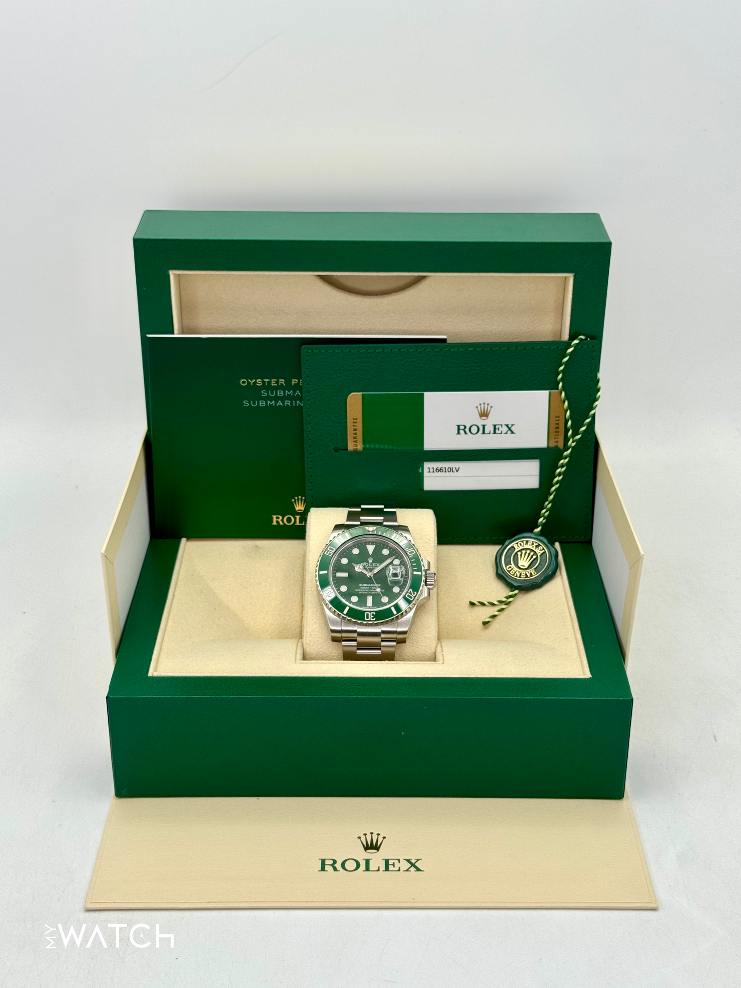 2018 Rolex Submariner “Hulk” 40mm 116610LV Green Dial - MyWatchLLC