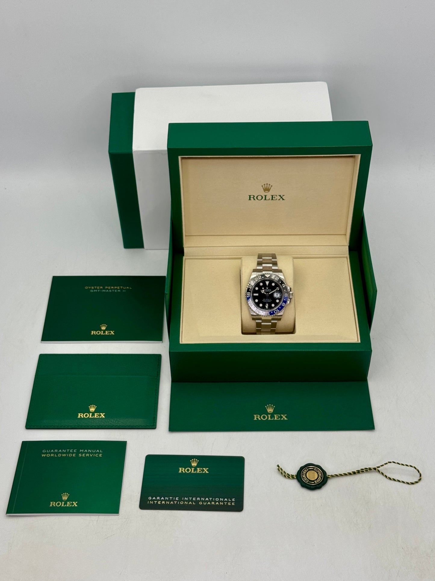 NEW 2026 Rolex GMT-Master II Batman 40mm 126710BLNR Oyster (NEW STYLE CARD)