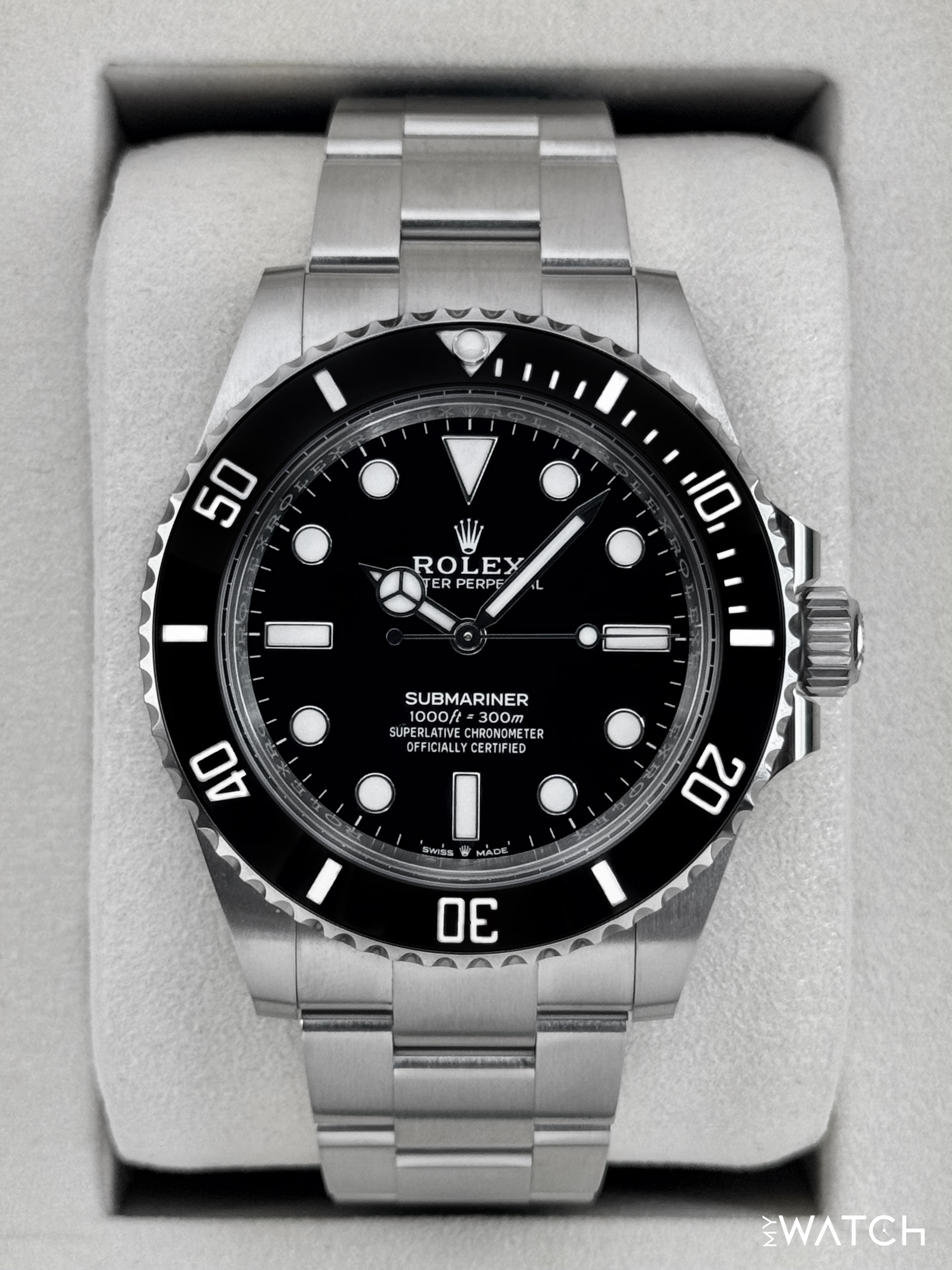 NEW 2026 Rolex Submariner 41mm 124060 Stainless Steel Black Dial - MyWatchLLC