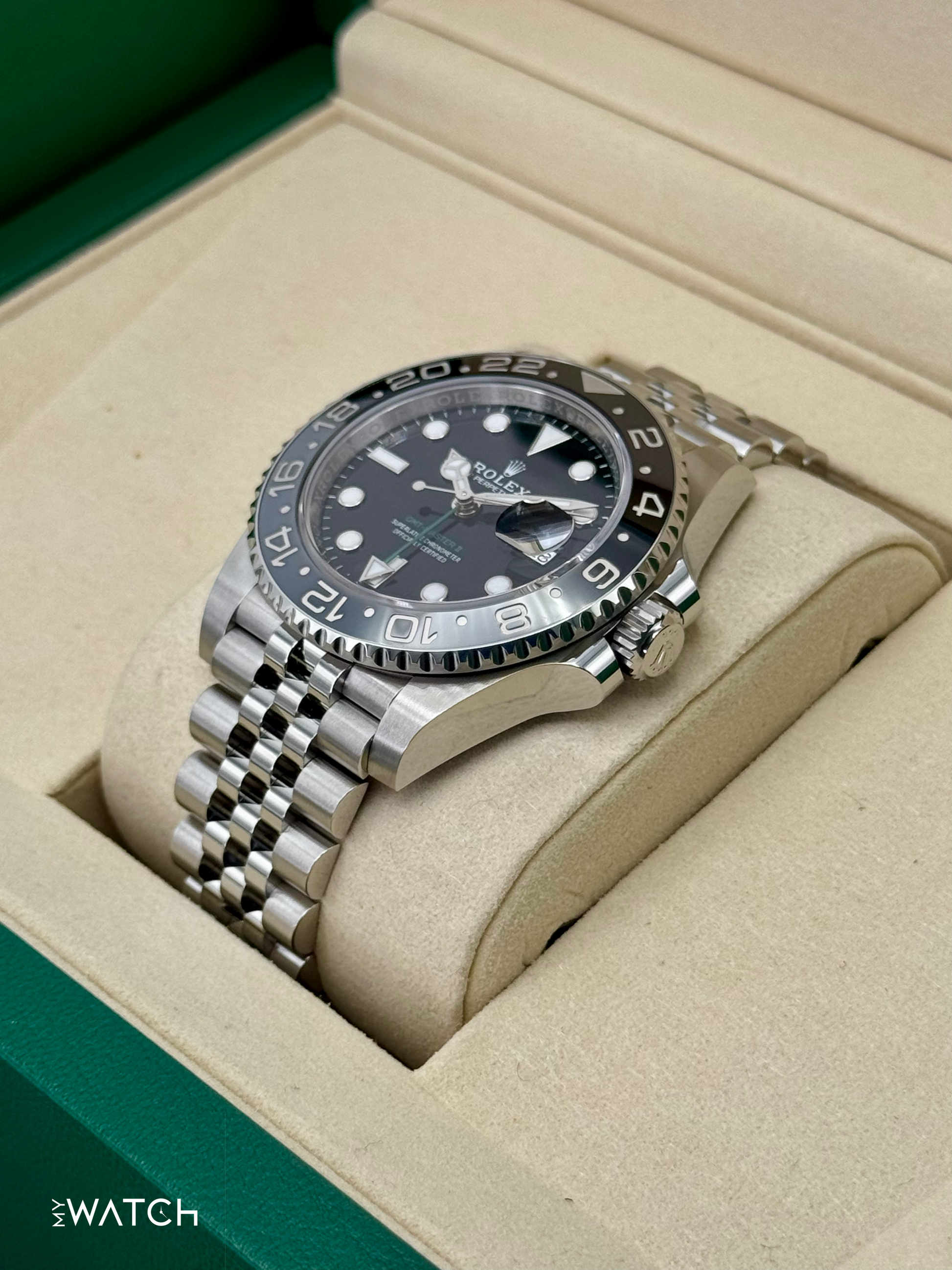 NEW 2025 Rolex GMT-Master II "Bruce Wayne" 40mm 126710GRNR Jubilee - MyWatchLLC