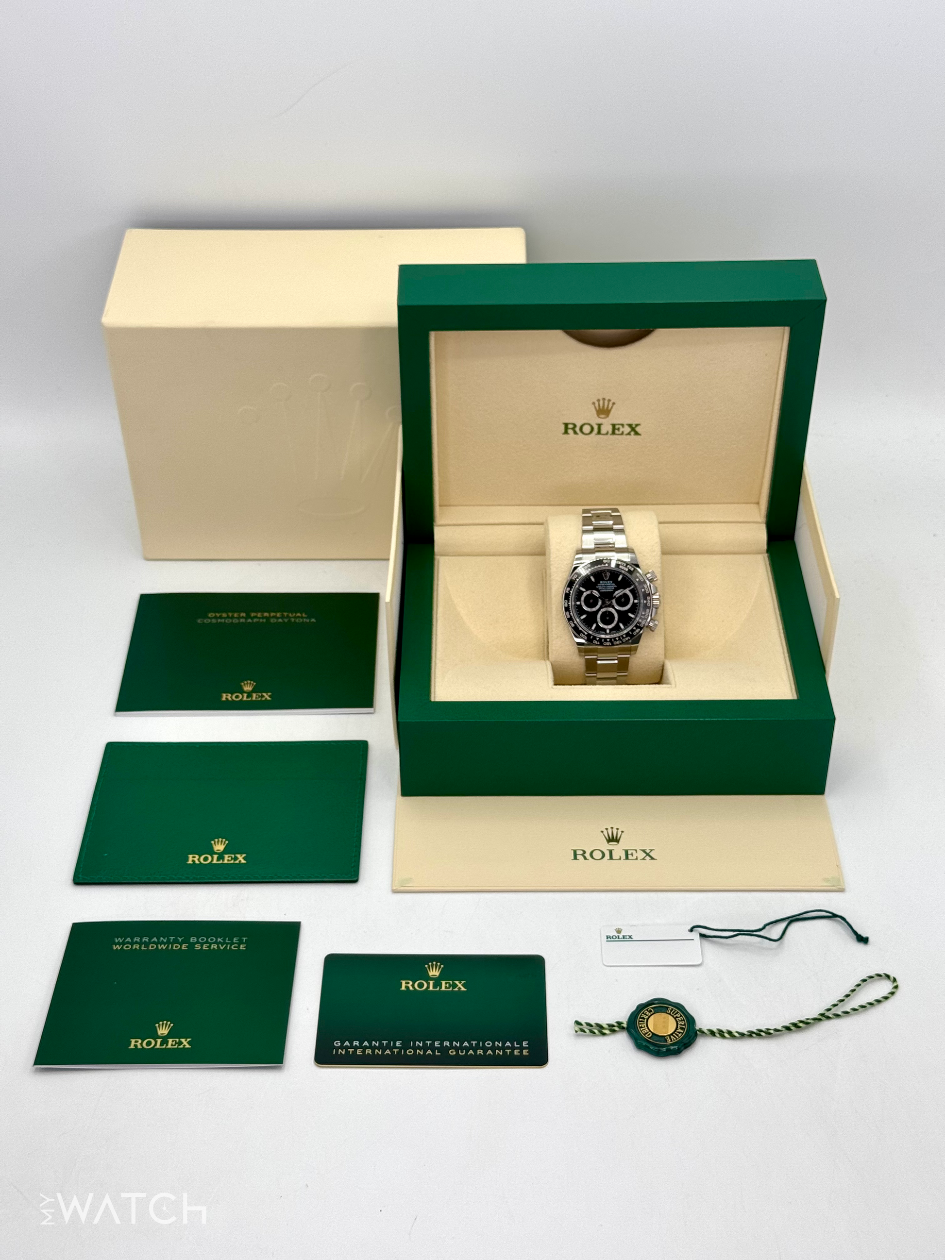 NEW 2024 Rolex Daytona 40mm 126500LN Stainless Steel Black Dial - MyWatchLLC