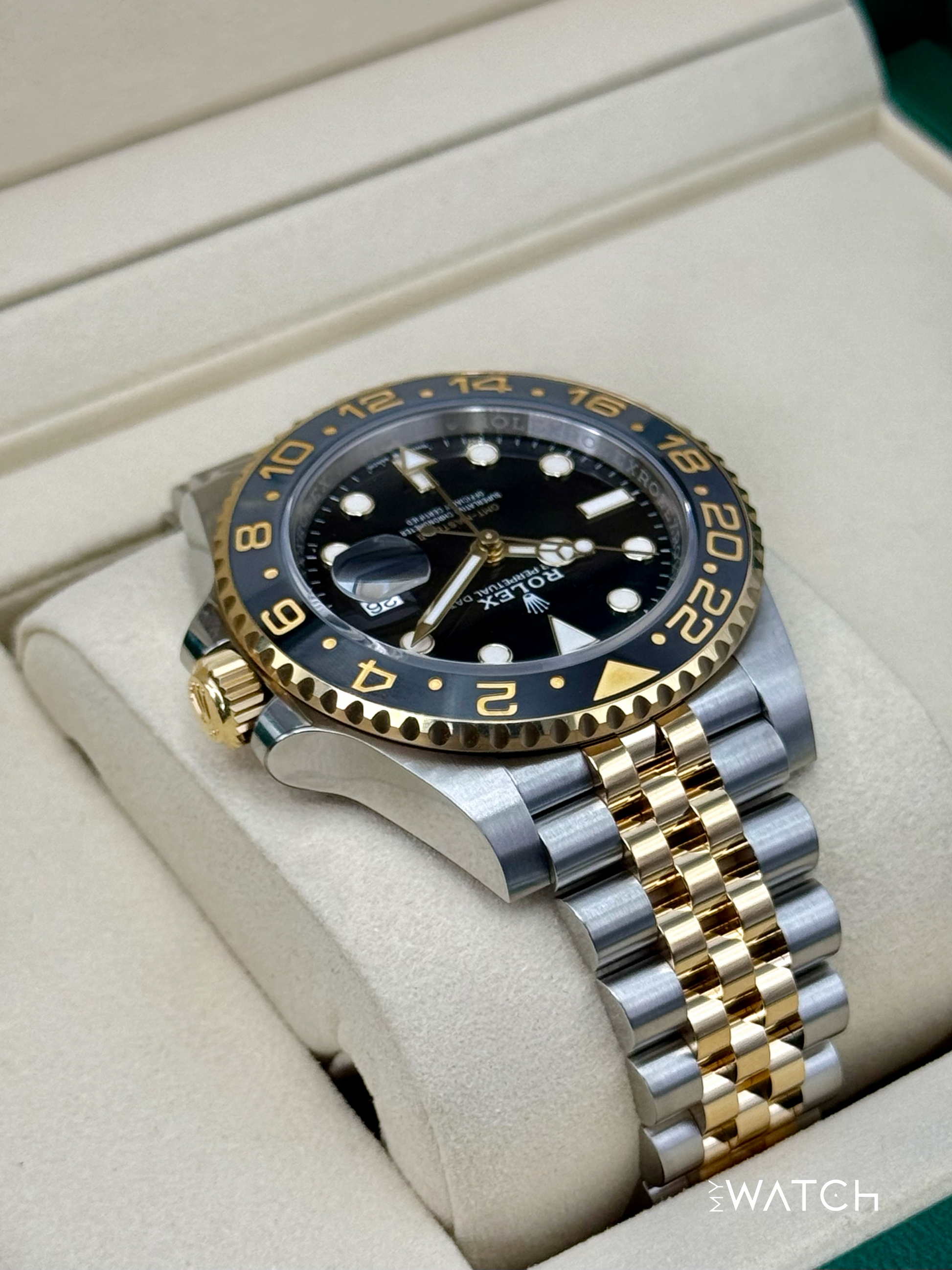 NEW 2025 Rolex GMT-Master II 40mm 126713GRNR Two-Tone Jubilee - MyWatchLLC