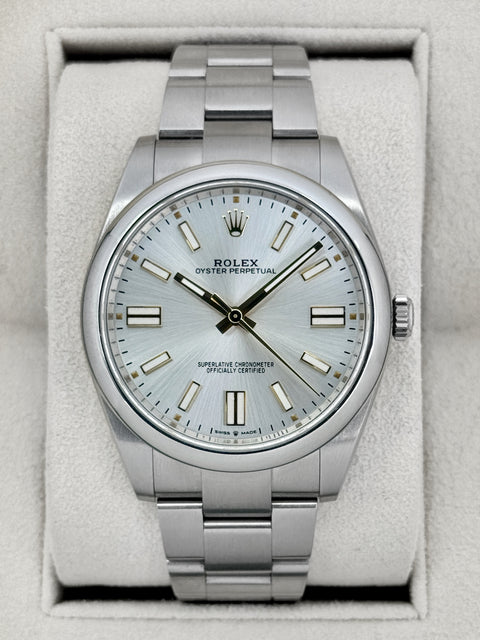 2023 Rolex Oyster Perpetual 41mm 124300 Silver Dial