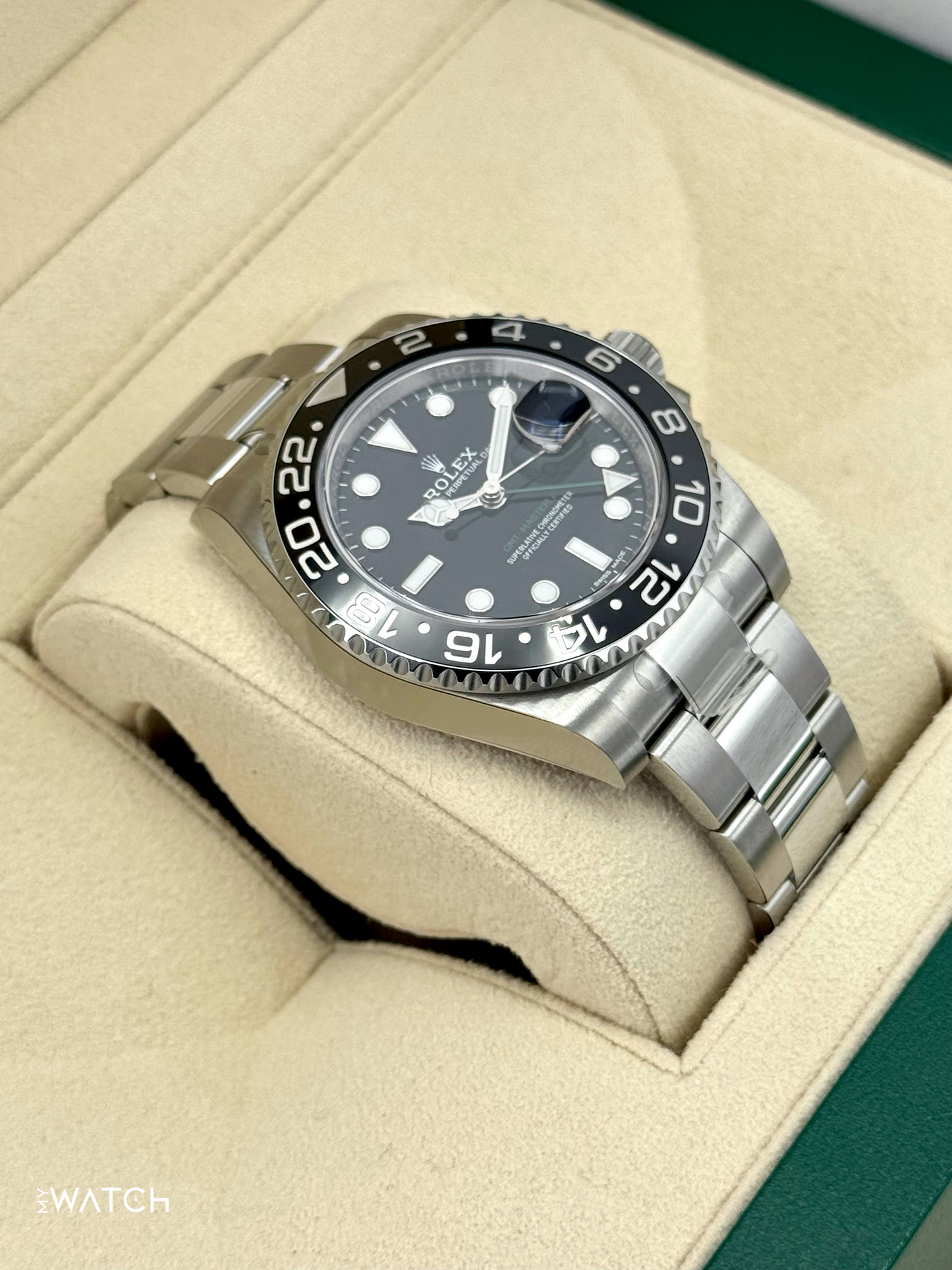 2017 Rolex GMT-Master II 40mm 116710LN Stainless Steel Black Dial (STICKERED)