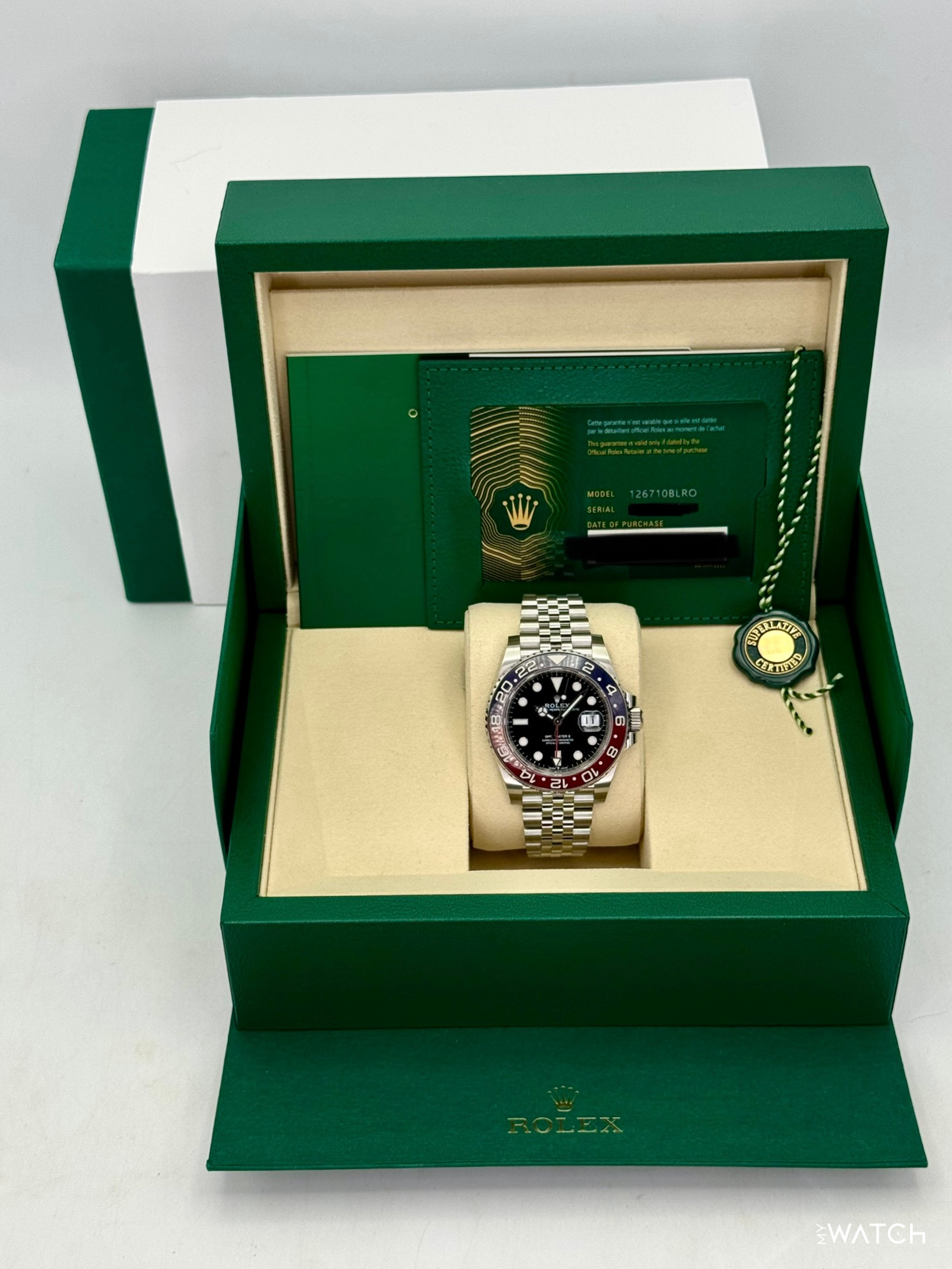 NEW 2026 Rolex GMT-Master II "Pepsi" 40mm 126710BLRO Jubilee - MyWatchLLC