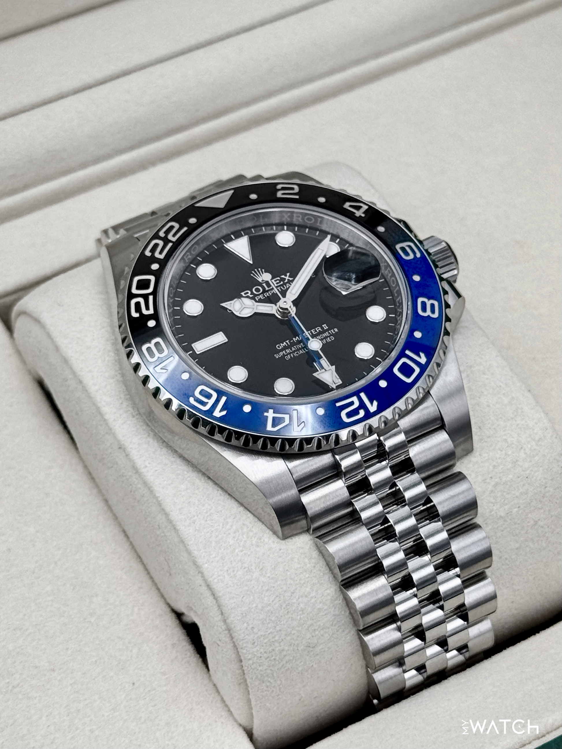 NEW 2025 Rolex GMT-Master II "Batgirl" 40mm 126710BLNR Jubilee - MyWatchLLC