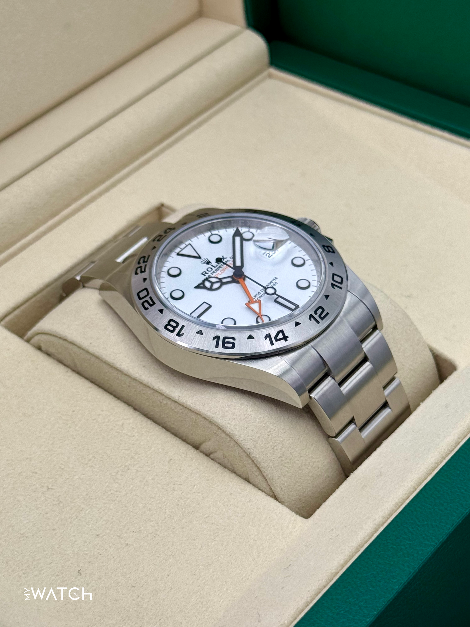 NEW 2025 Rolex Explorer II 42mm 226570 Polar White Dial - MyWatchLLC